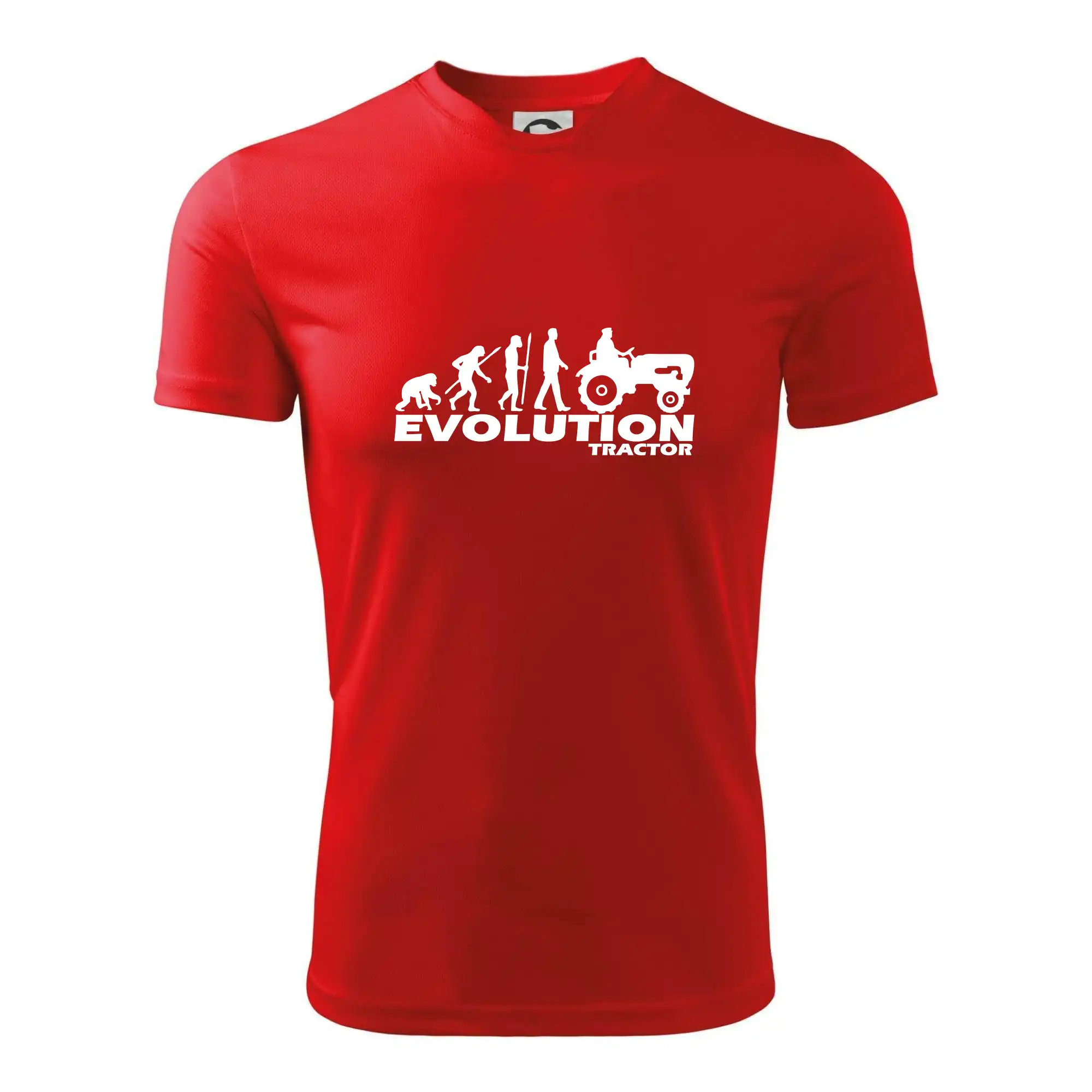 Tričká s potlačou evolúcia - Evolúcia traktor - Pánske tričko Fantasy športové