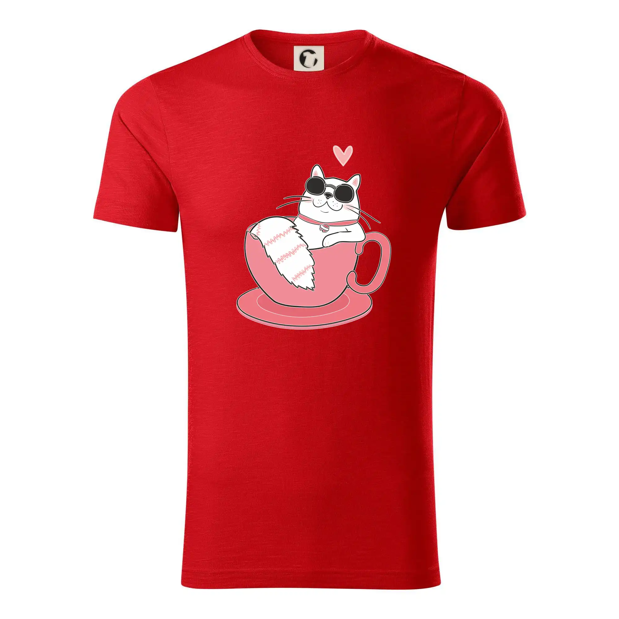 Hustá kočka v hrníčku