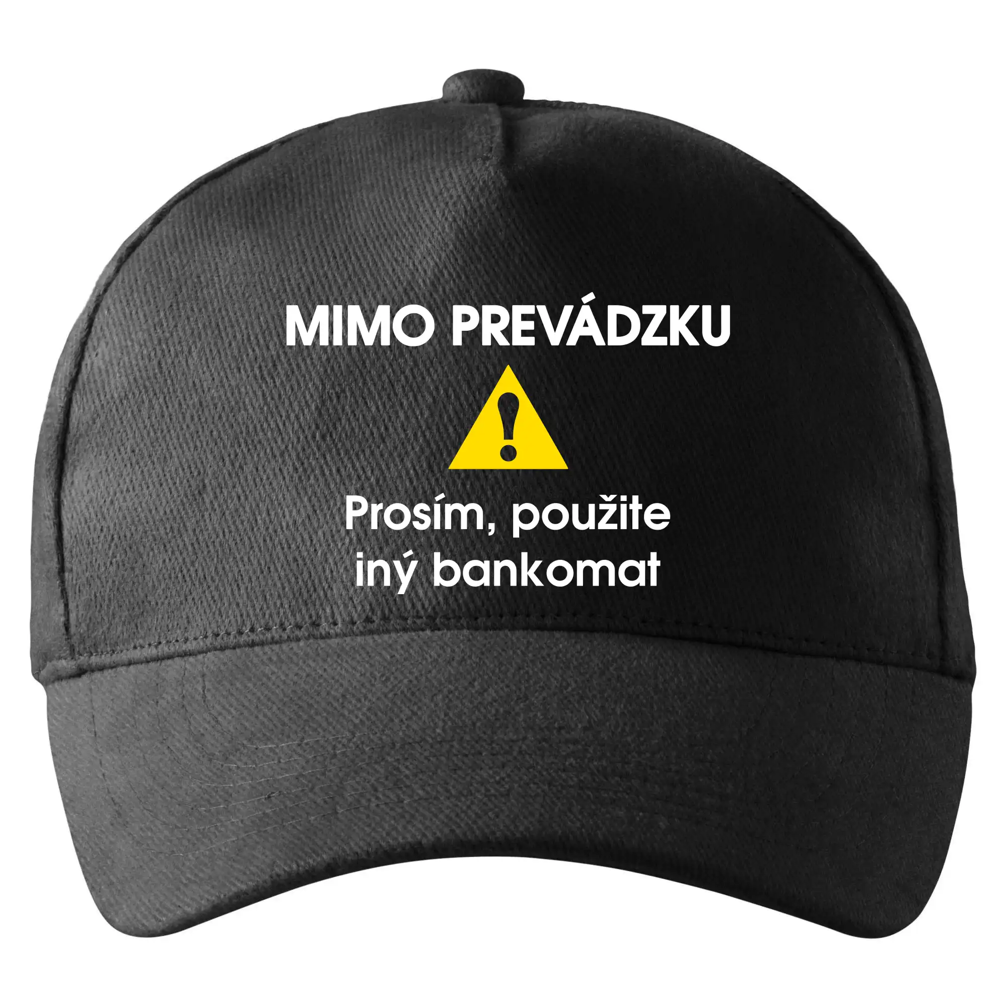 Tričká a mikiny pre mamičky - Mimo prevádzku prosím, použite iný bankomat - Šiltovka so zahnutým šiltom a mosaznou sponou