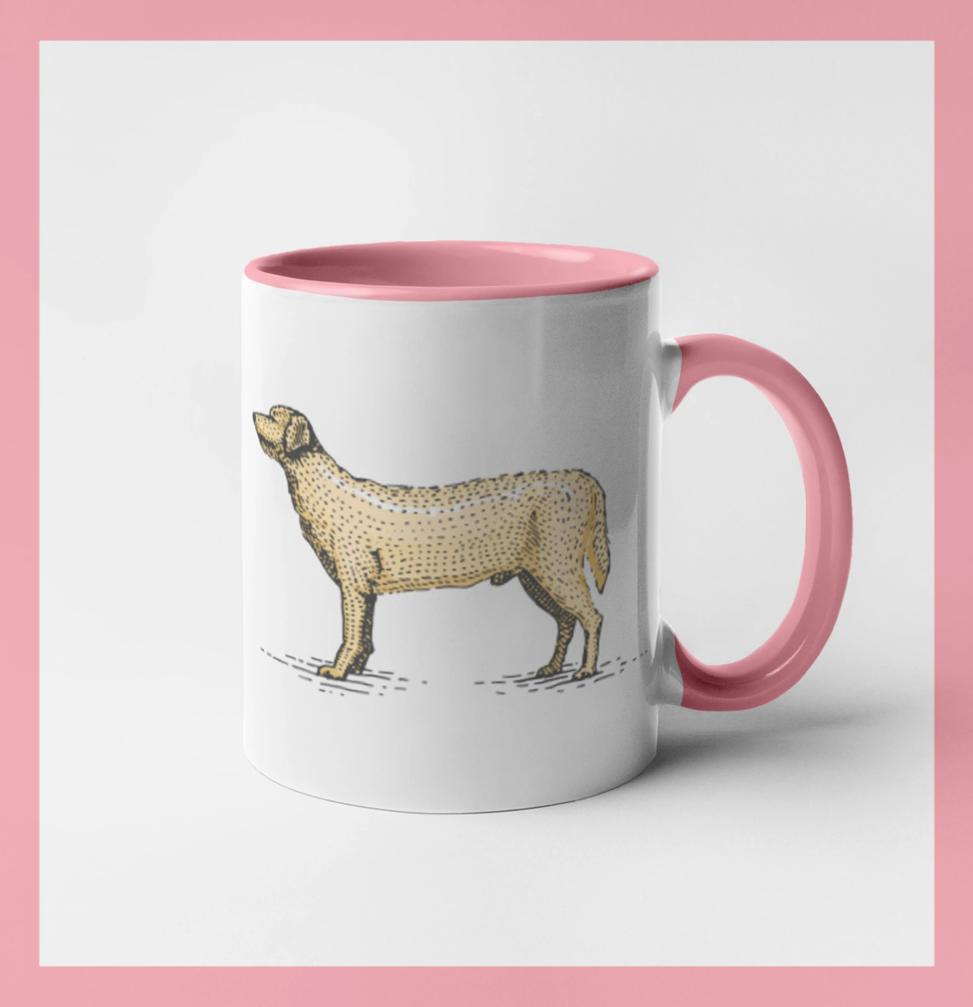 Labrador - Vintage Labrador - Hrnček 