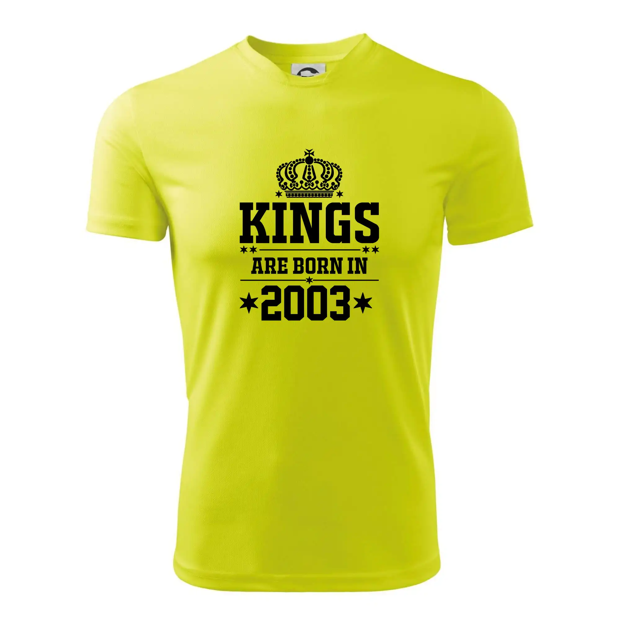 Trička s ročníkom 2003 - Kings are born in 2003 - Pánske tričko Fantasy športové
