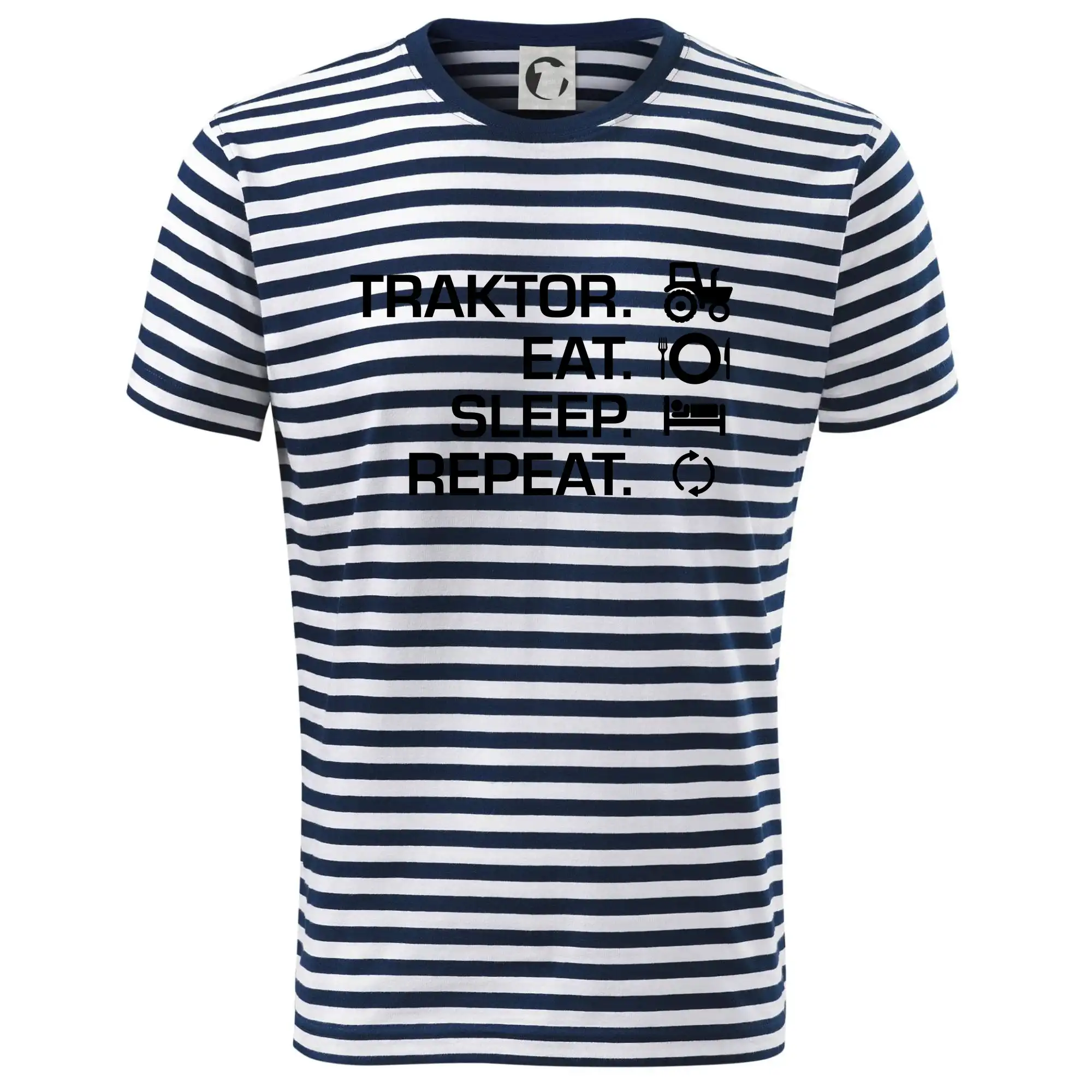 Traktor eat sleep repeat - Dětské triko na vodu