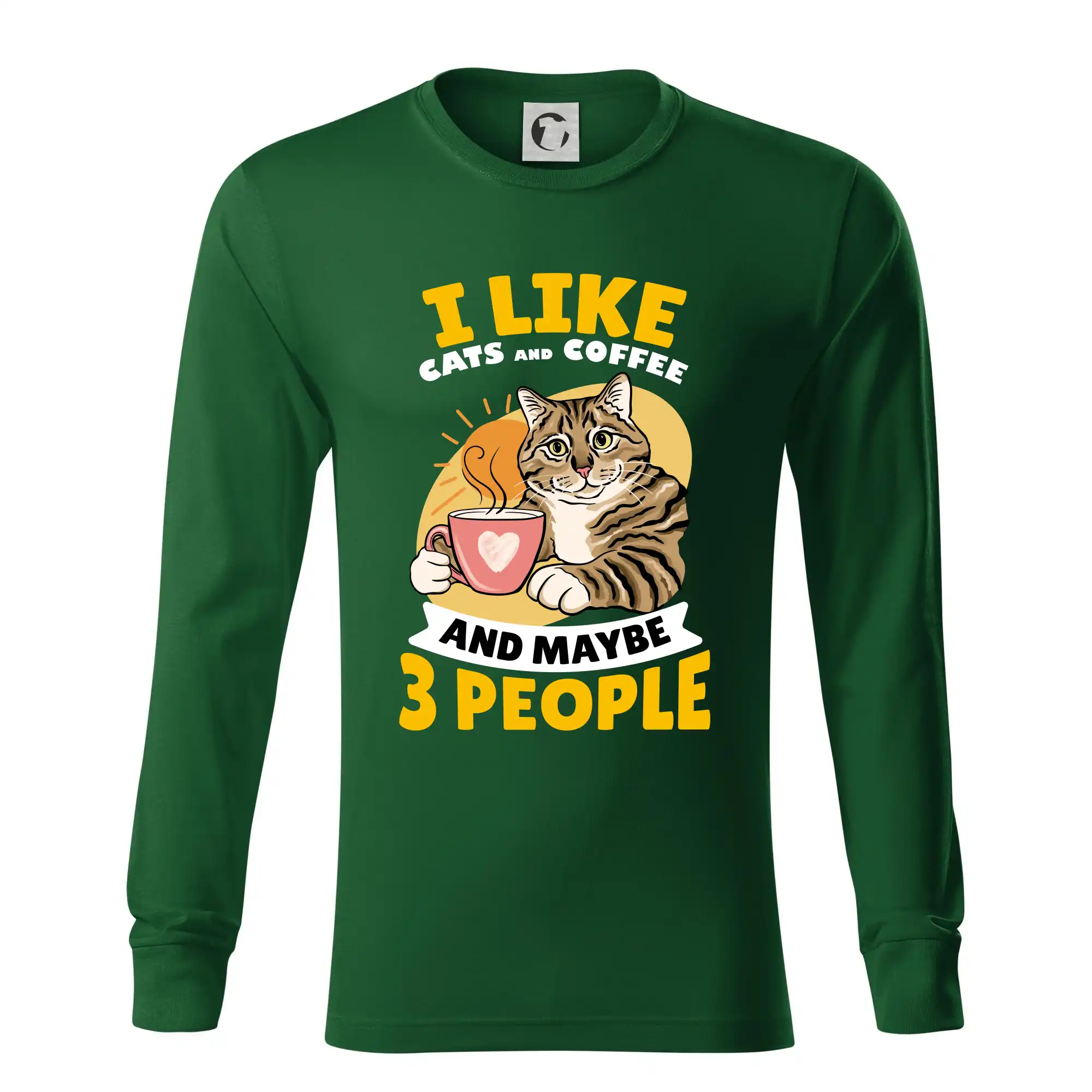 I like cats and coffee and maybe 3 people