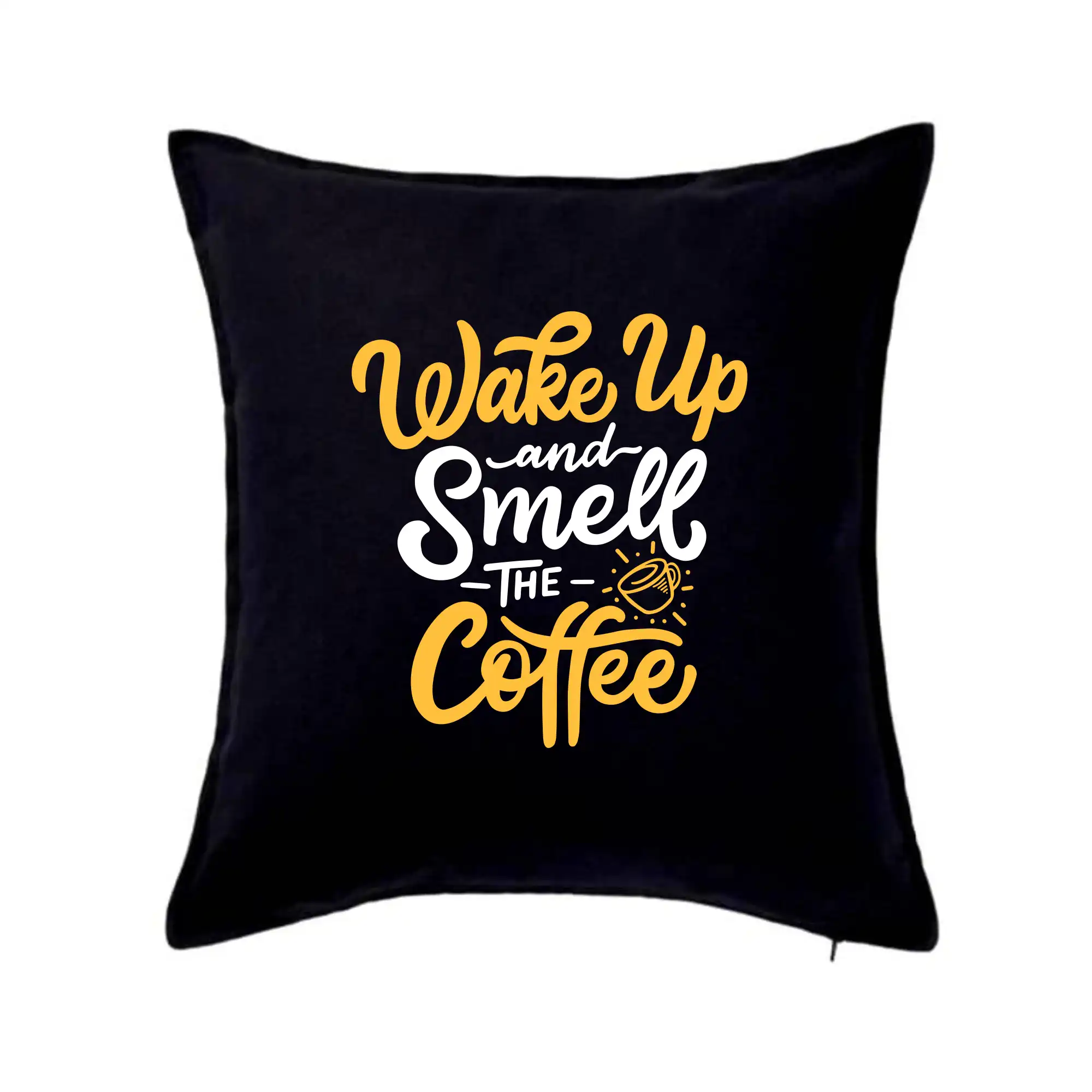 Motívy pre baristu a milovníkov kávy - Wake Up and Smell The Coffee - Vankúš 50x50
