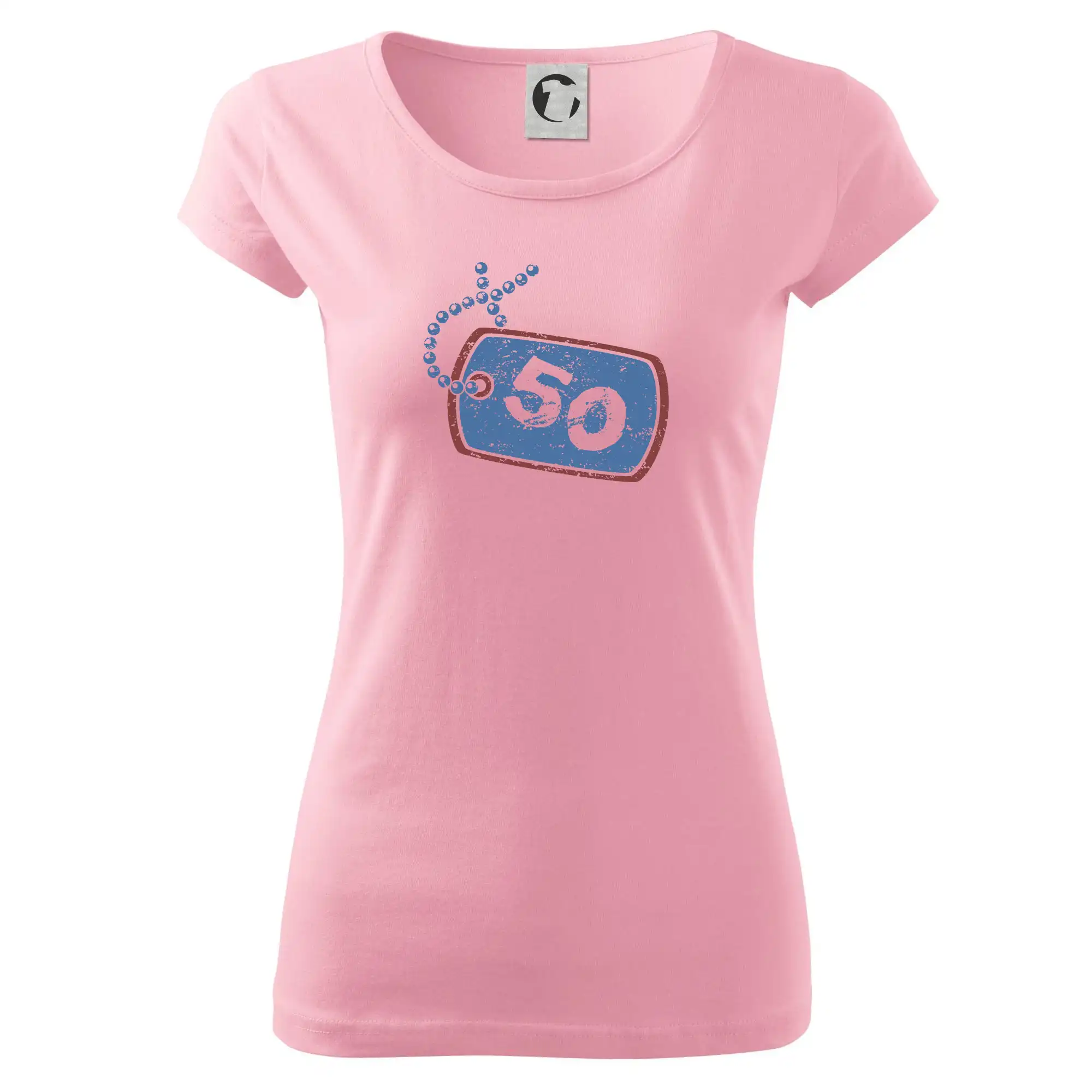 50 na krku štítek