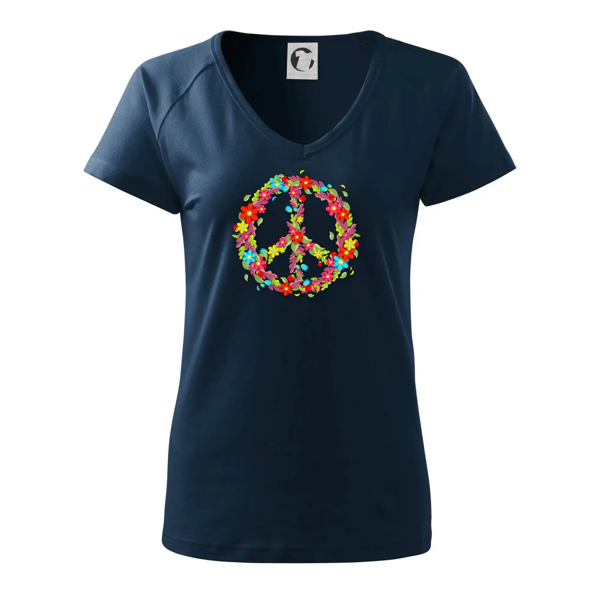 Peace symbol červené květiny