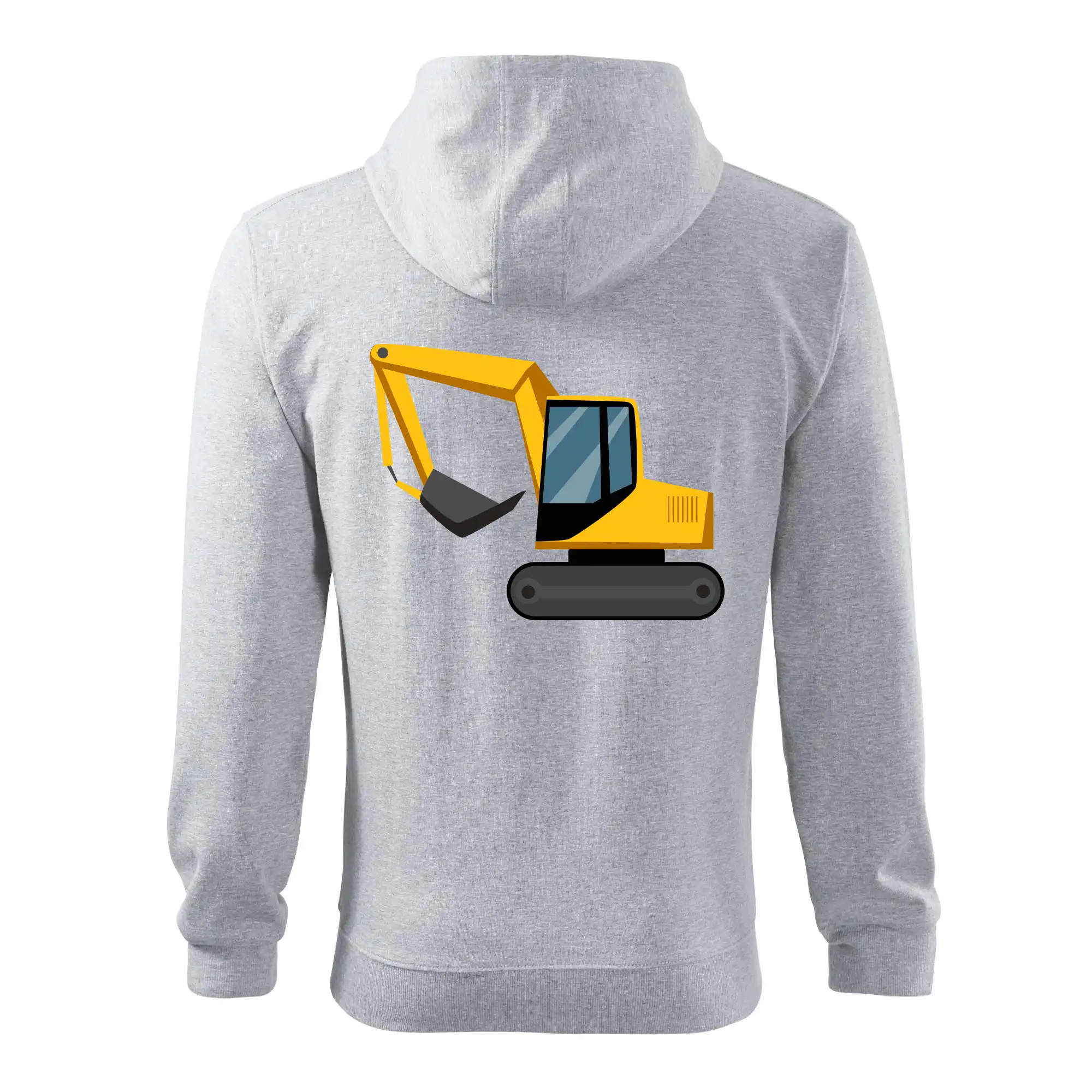 Bagr bez nápisu  z boku