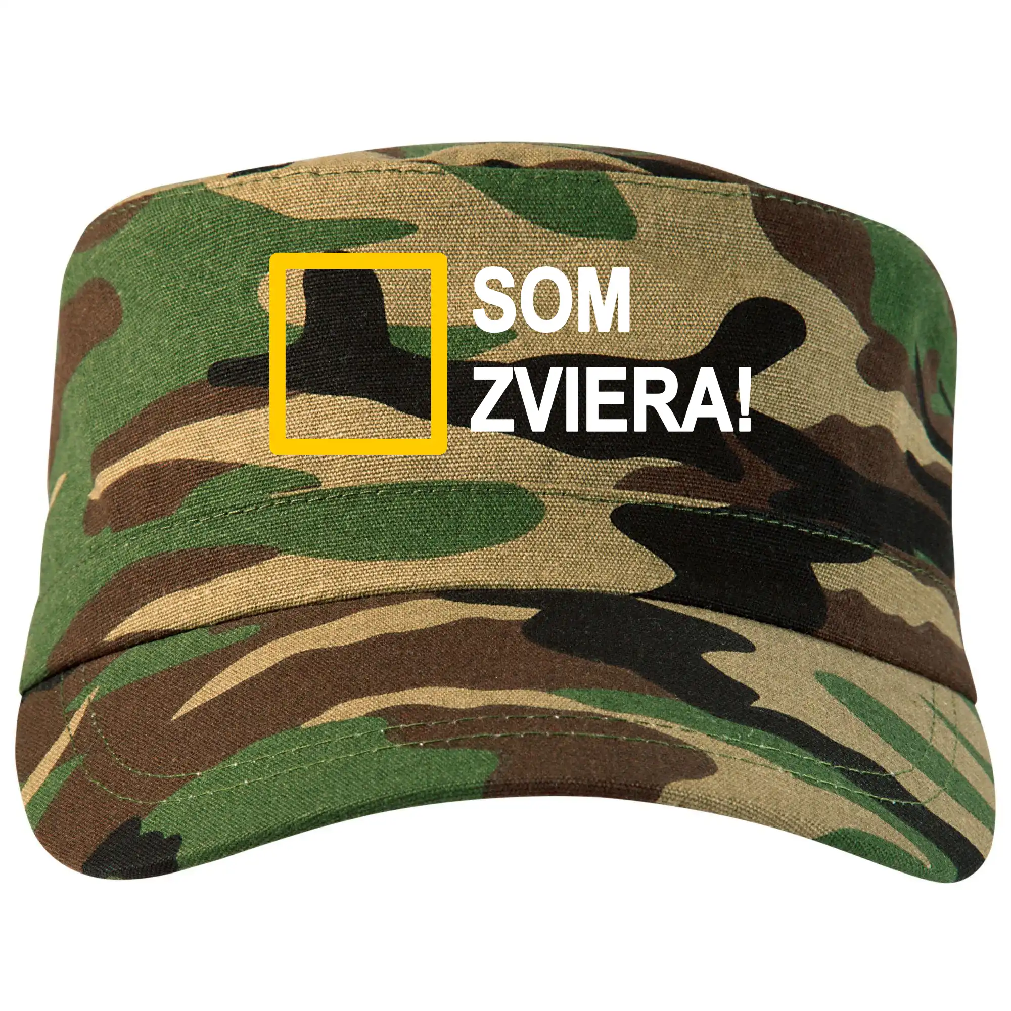 Tričká na párty - Som zviera obdelnik - Šiltovka CAMO