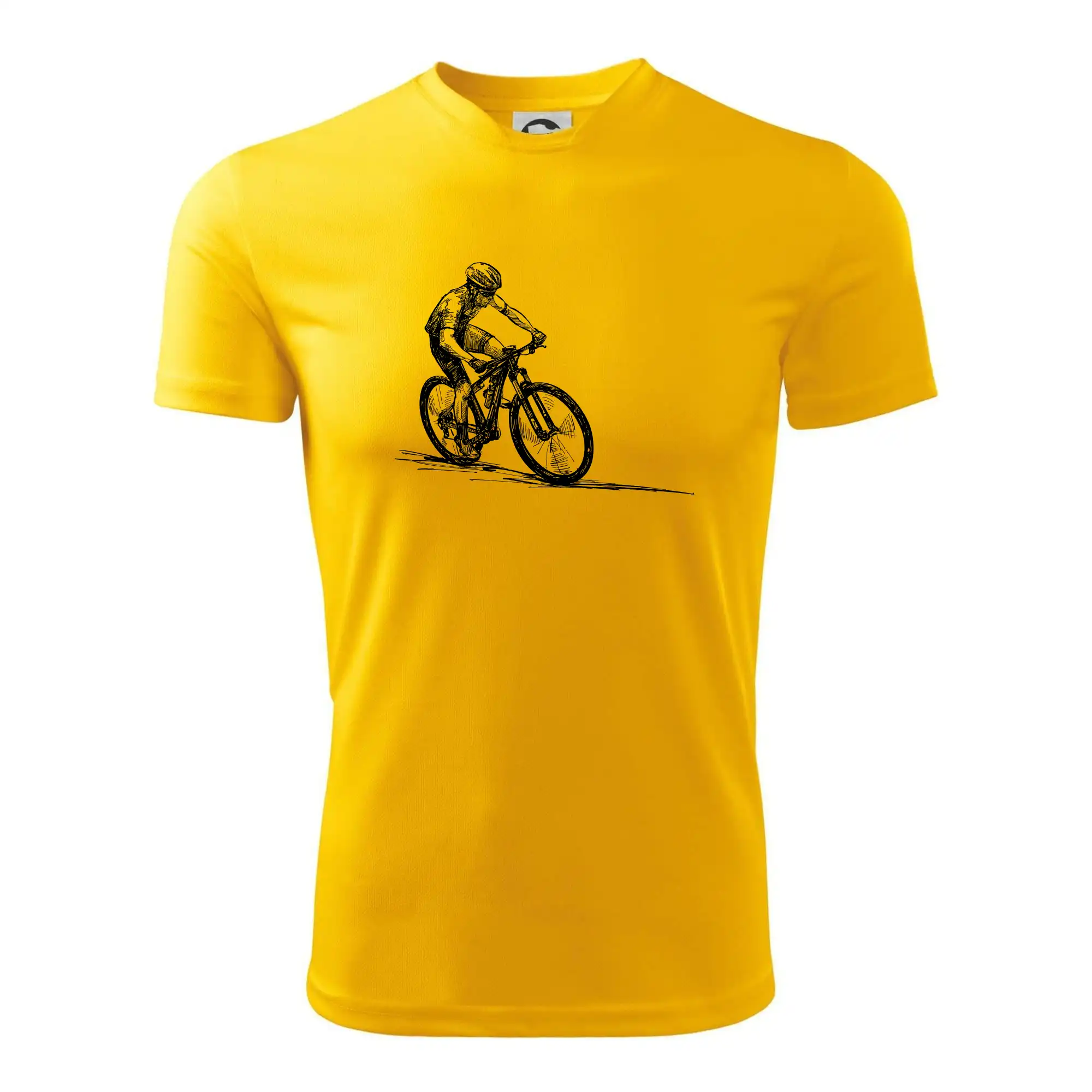 MTB kreslený cyklista