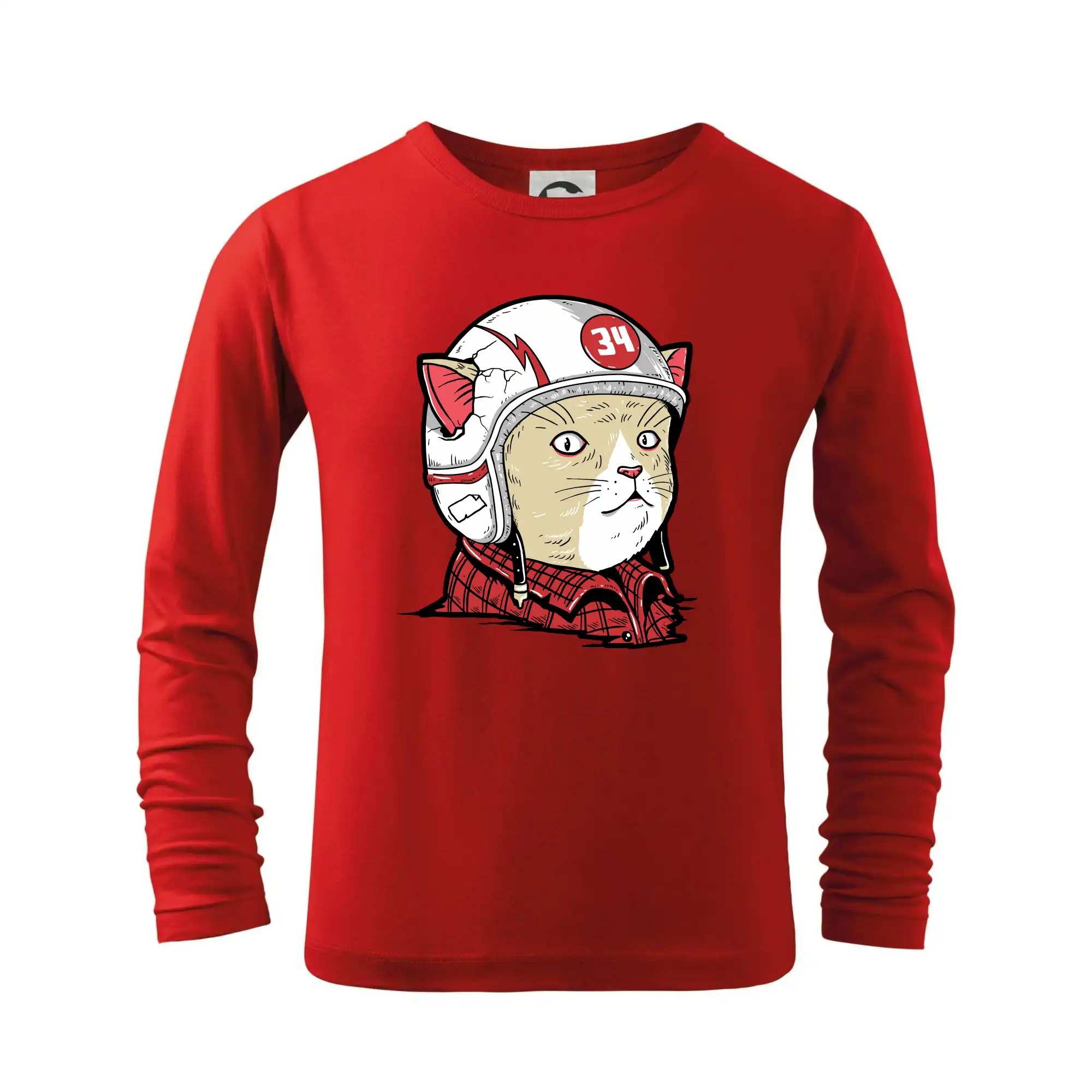 Chopper triko - Moto kocúr - Tričko detské Long Sleeve