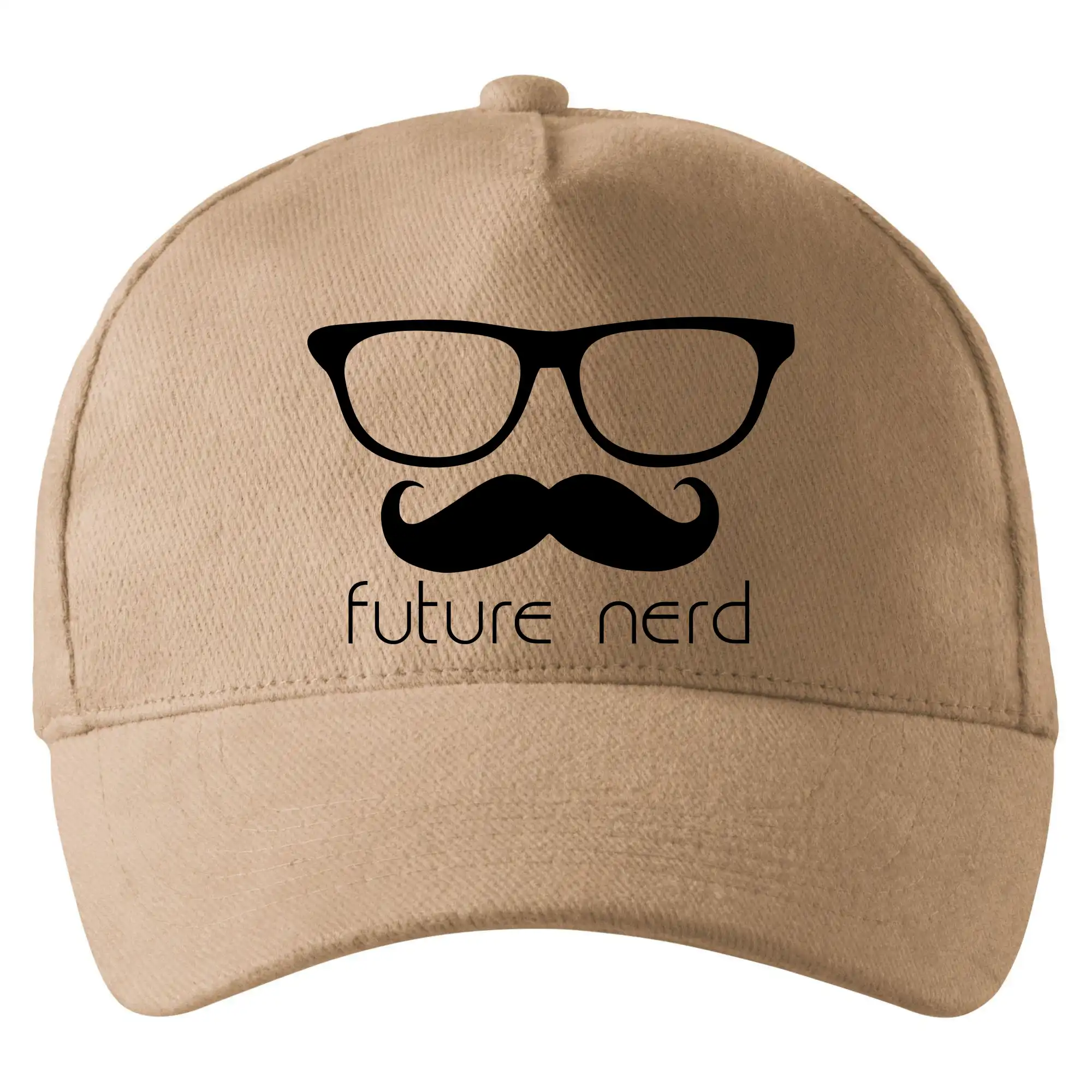 Tričká s fúzikmi - Future nerd - Šiltovka so zahnutým šiltom a mosaznou sponou