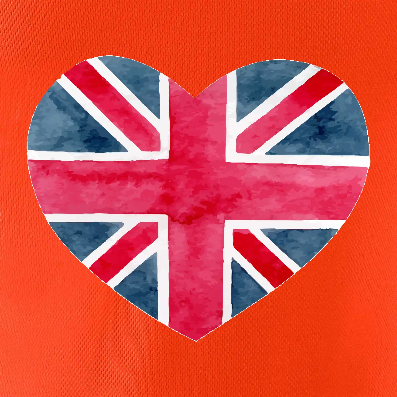 Britské srdce malované