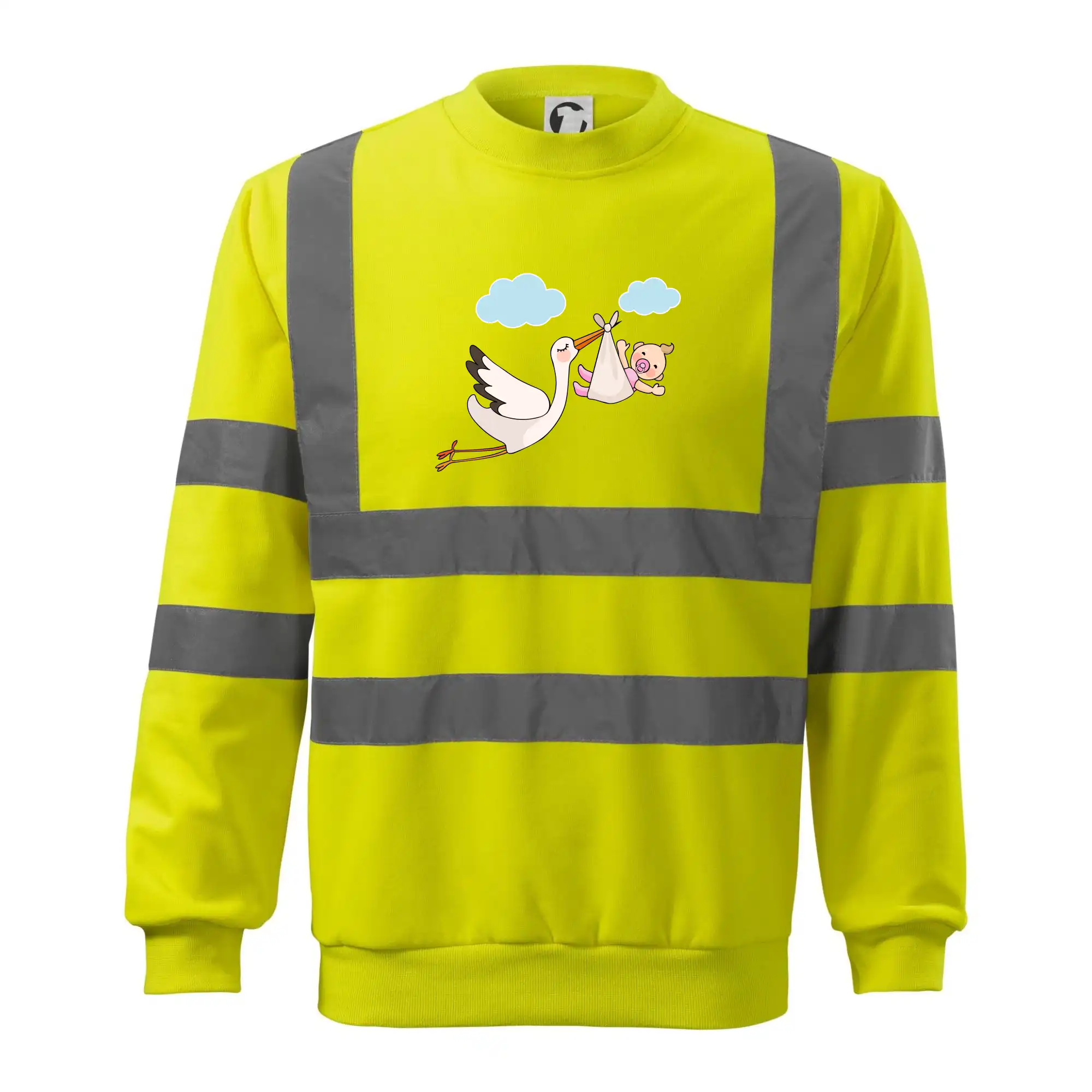 Čáp čekáme miminko - holka