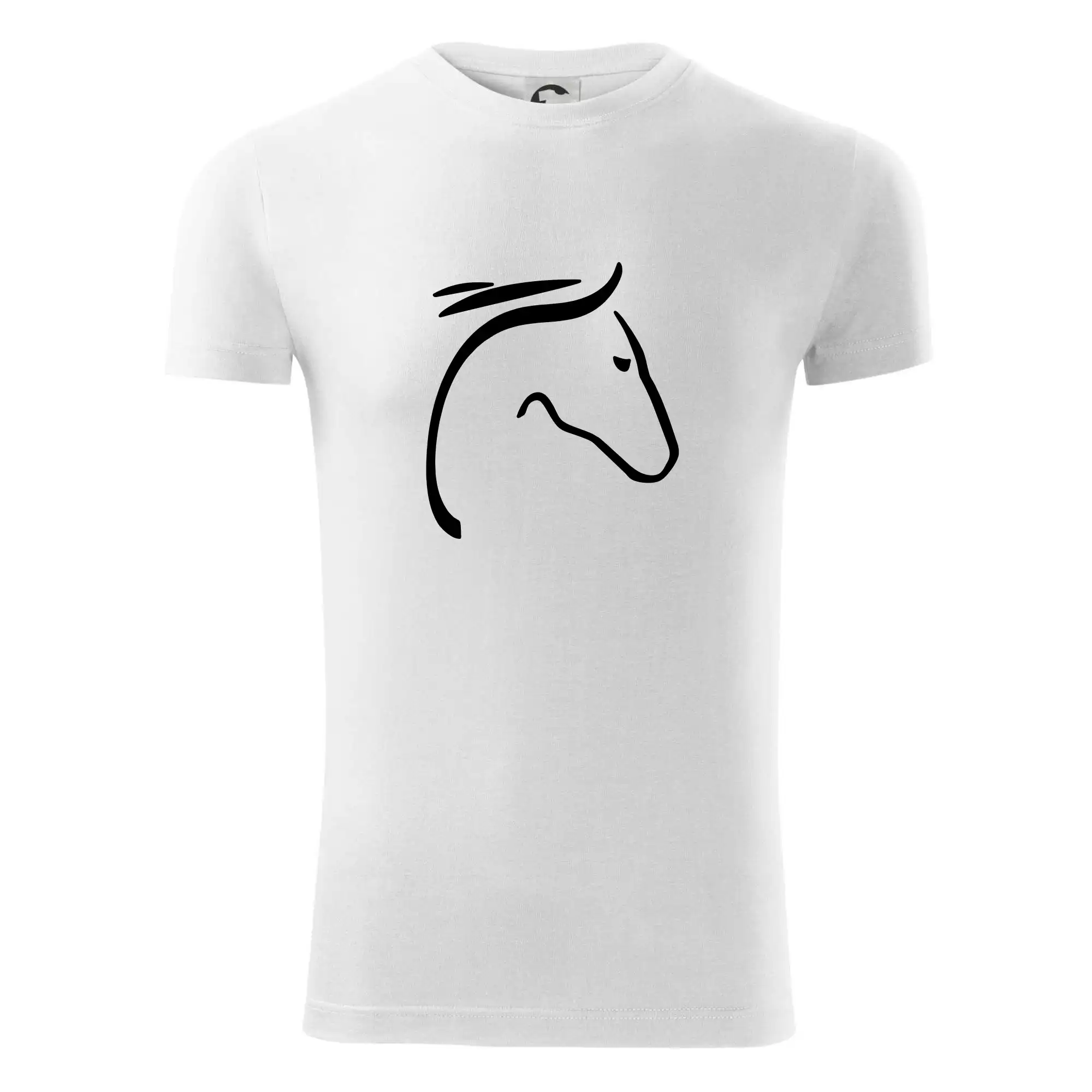 Kůň - hlava silueta