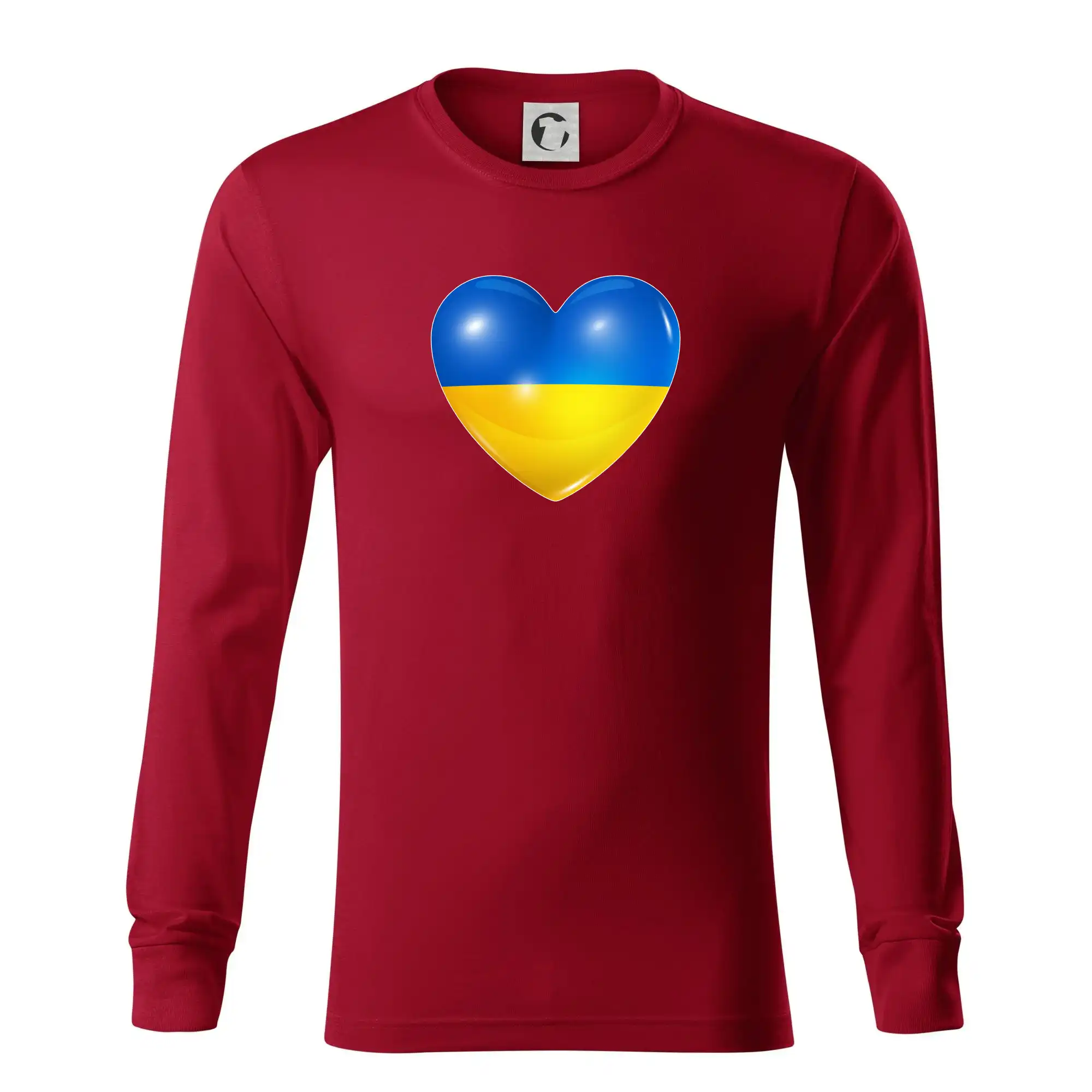 Ukrajina srdce vlajka