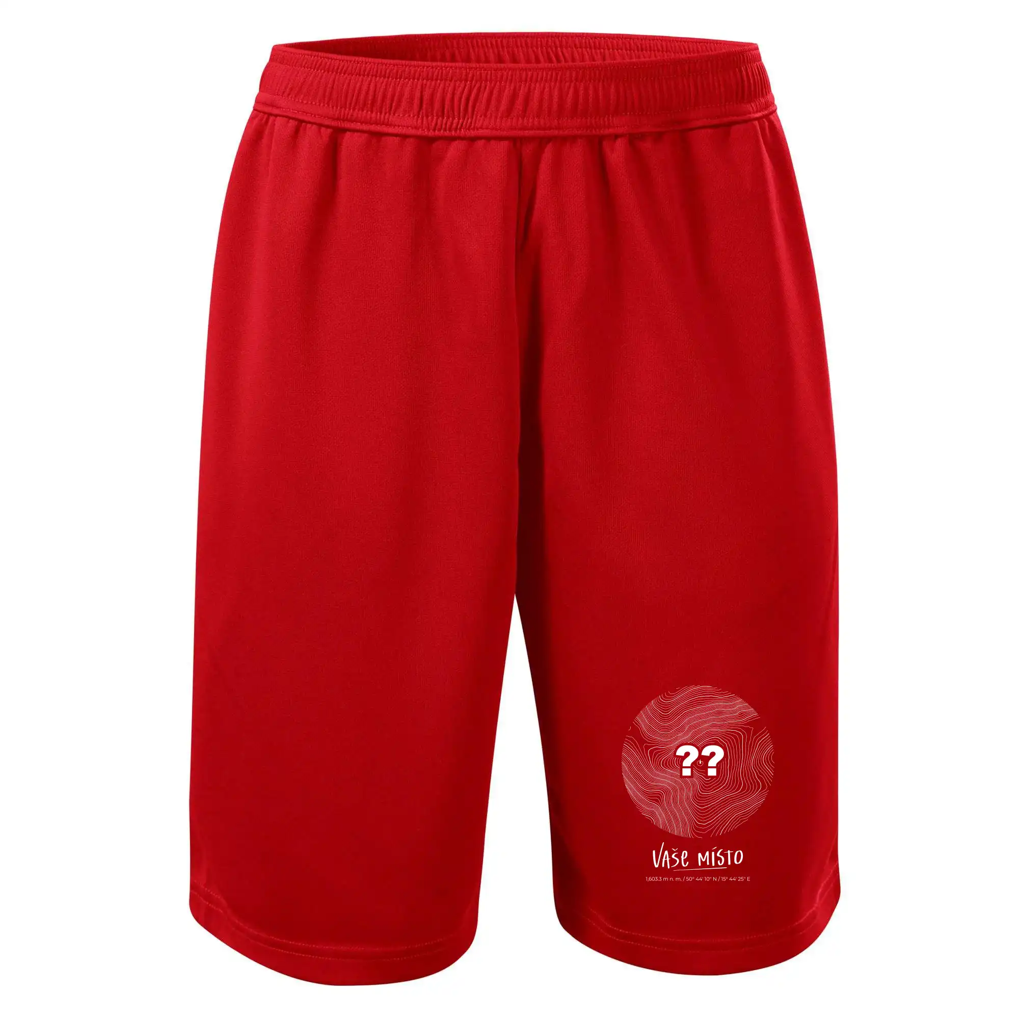 Vaše místo - vrstevnice v kruhu