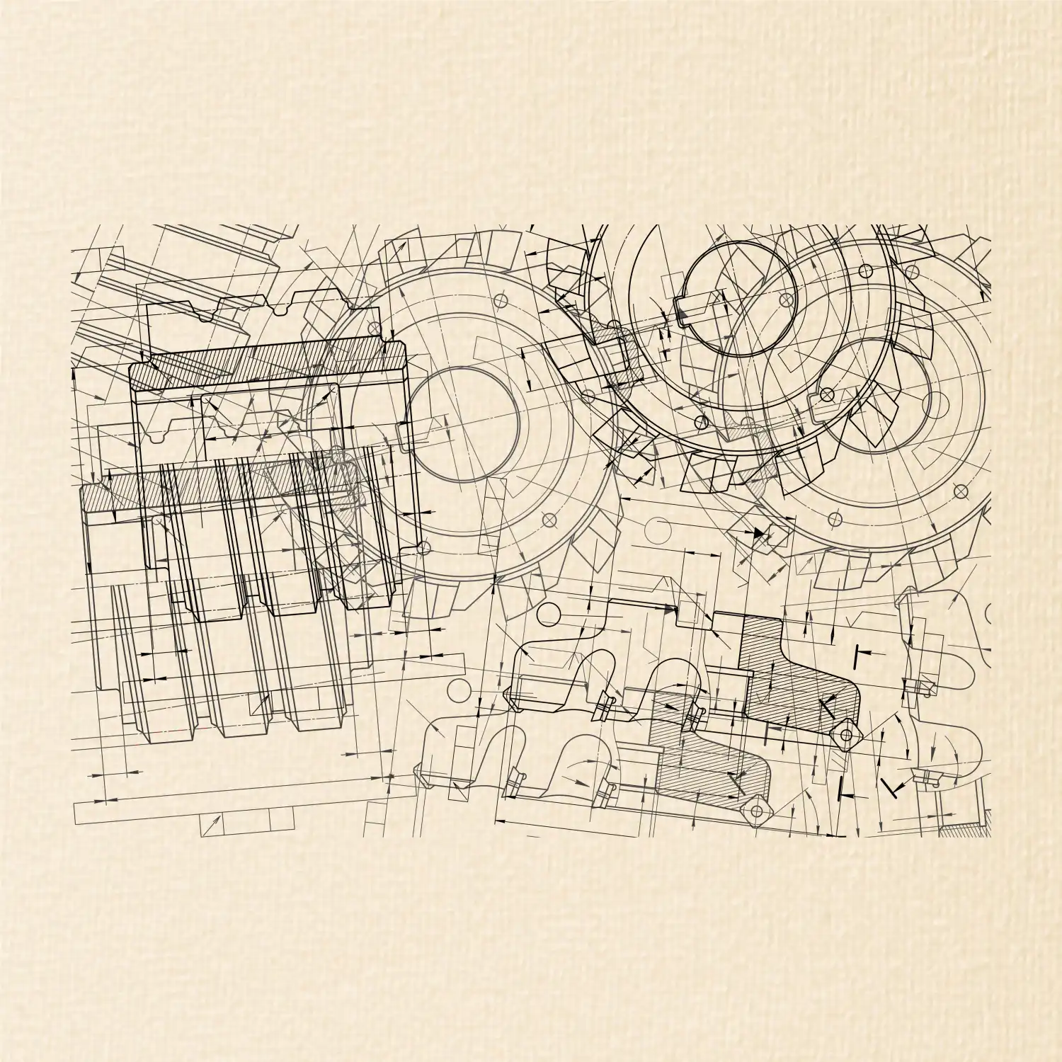 Technické výkresy - frézky