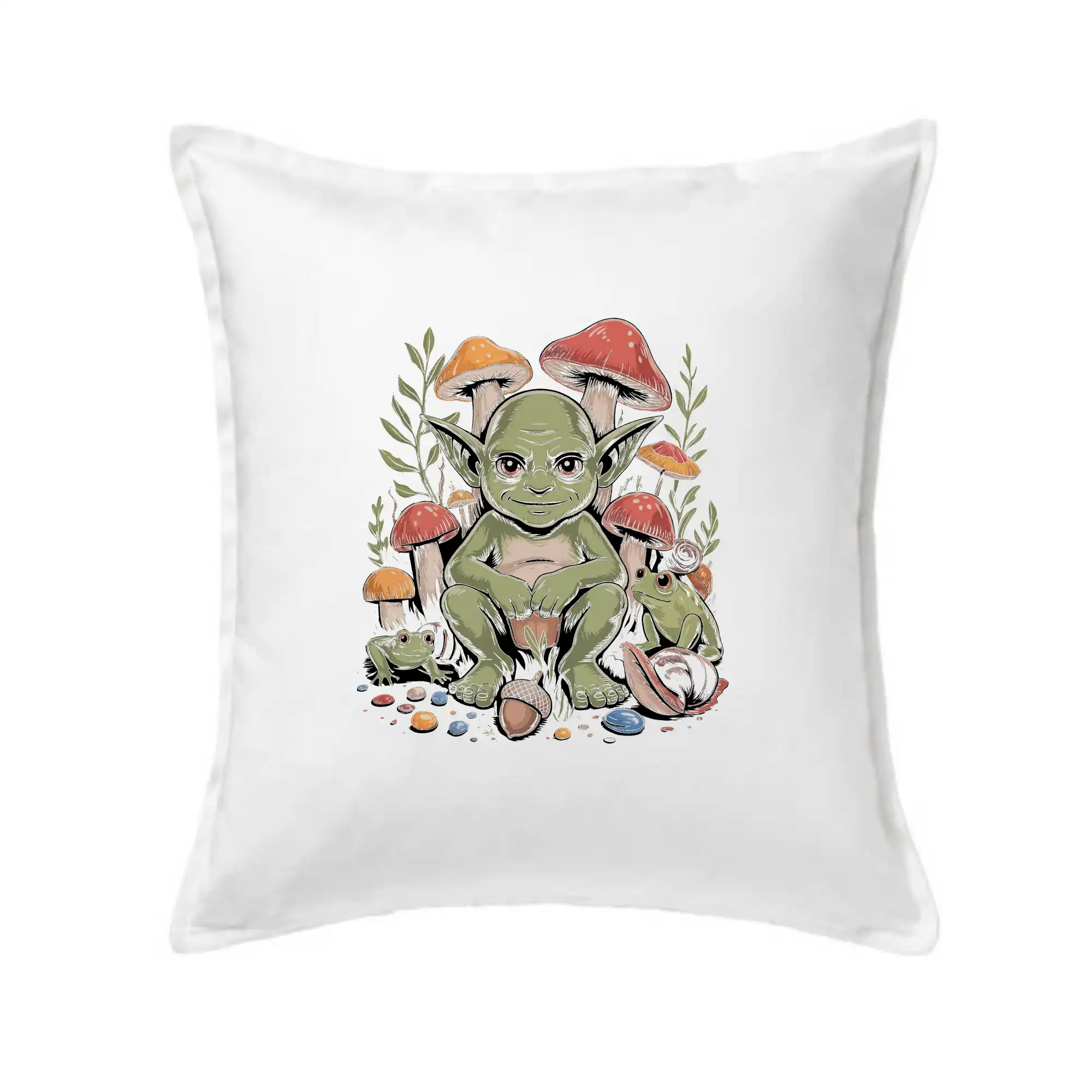 Tričká s motívmi ktoré frčia na internete - Goblincore  grimy forest goblin - Vankúš 50x50