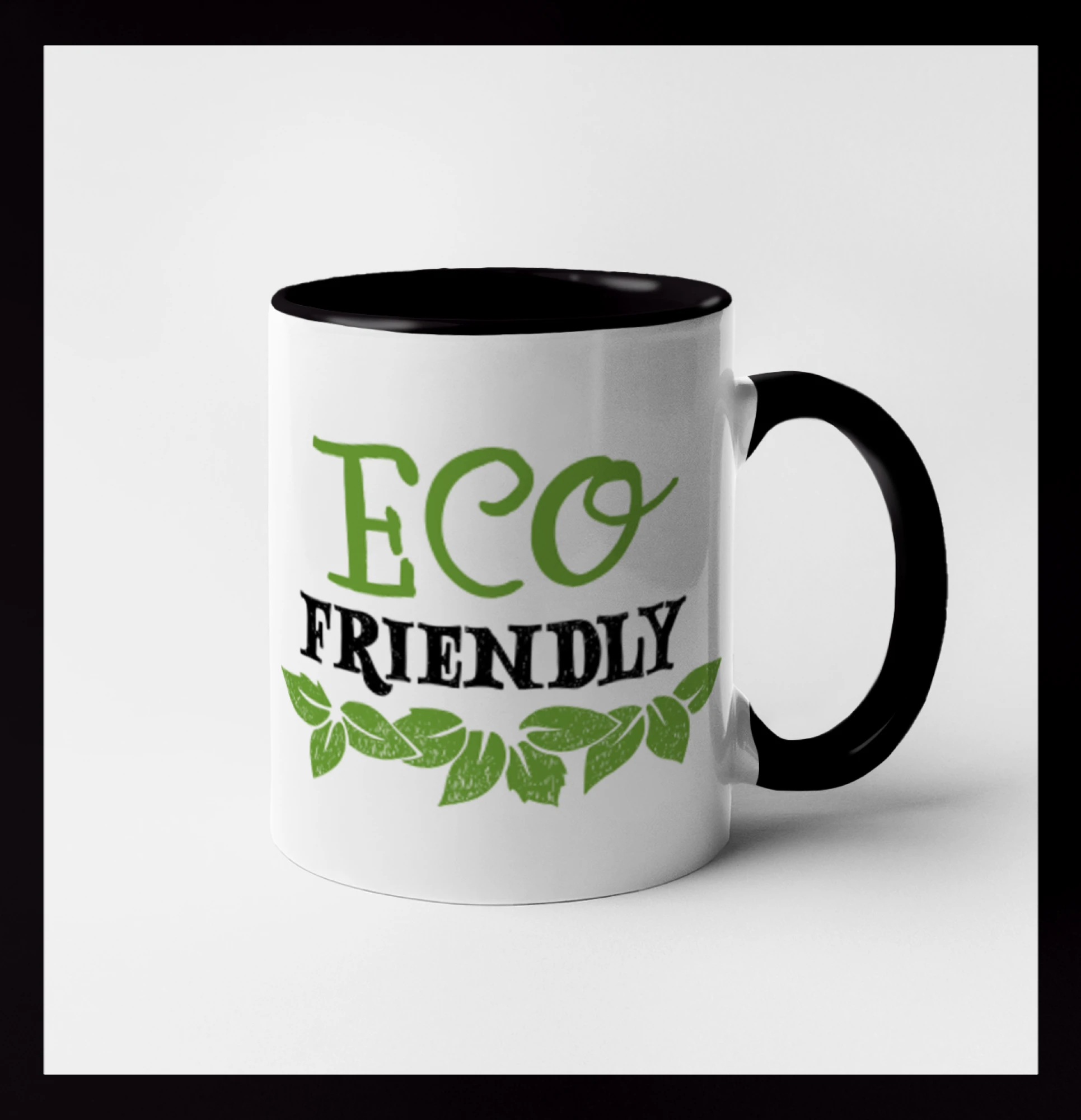 Životný štýl - Eco friendly - lístočky - Hrnček 