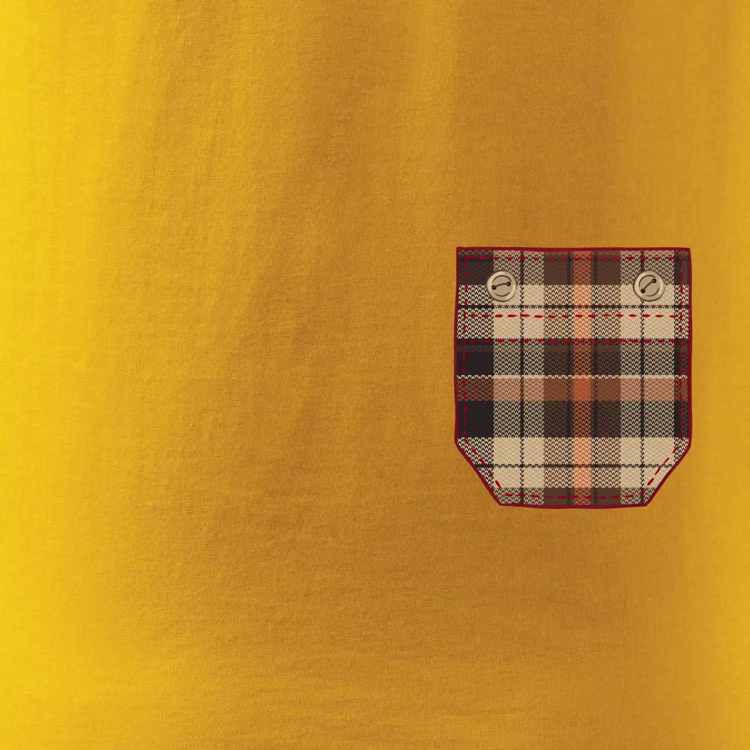 Flanelové triko hnědé