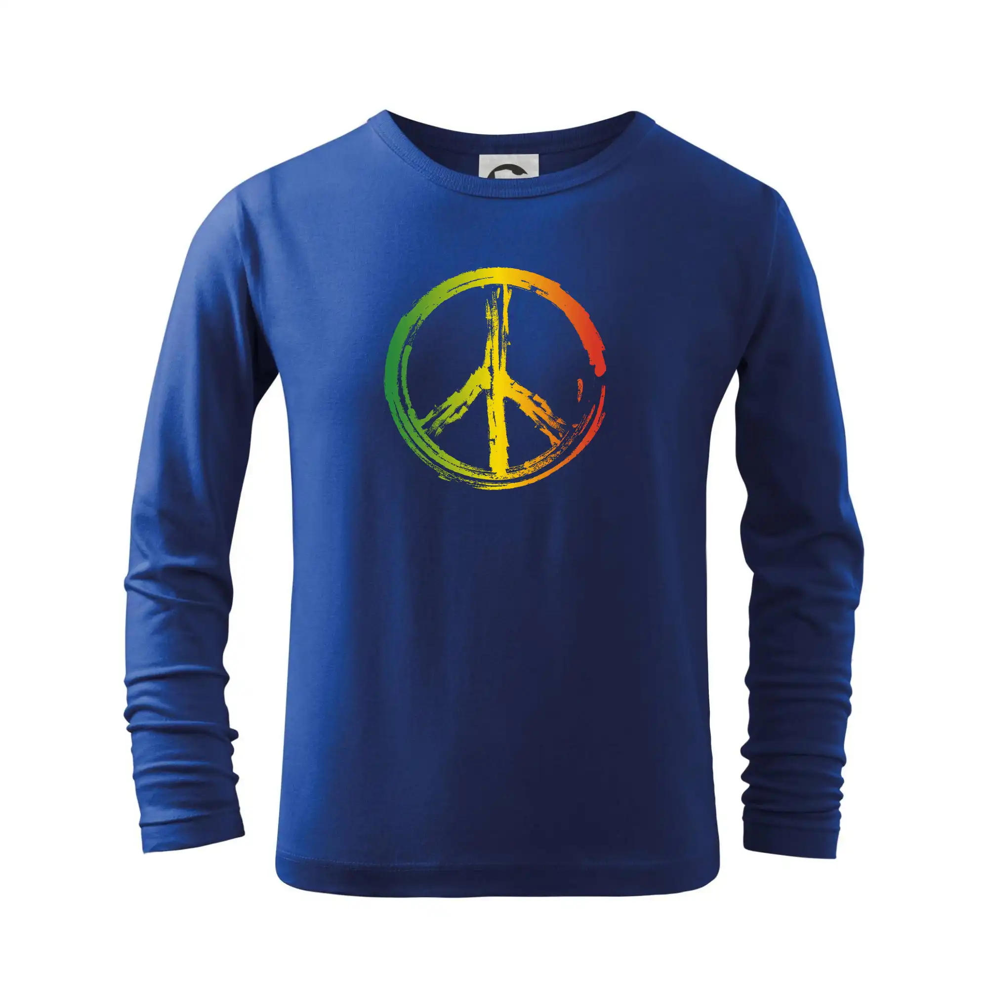 Tričká pre pohodový ľudí - Peace symbol paint - Tričko detské Long Sleeve