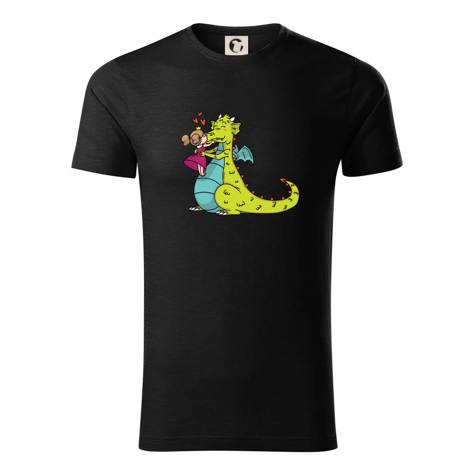 Princezná a drak - Tričko z organickej bavlny