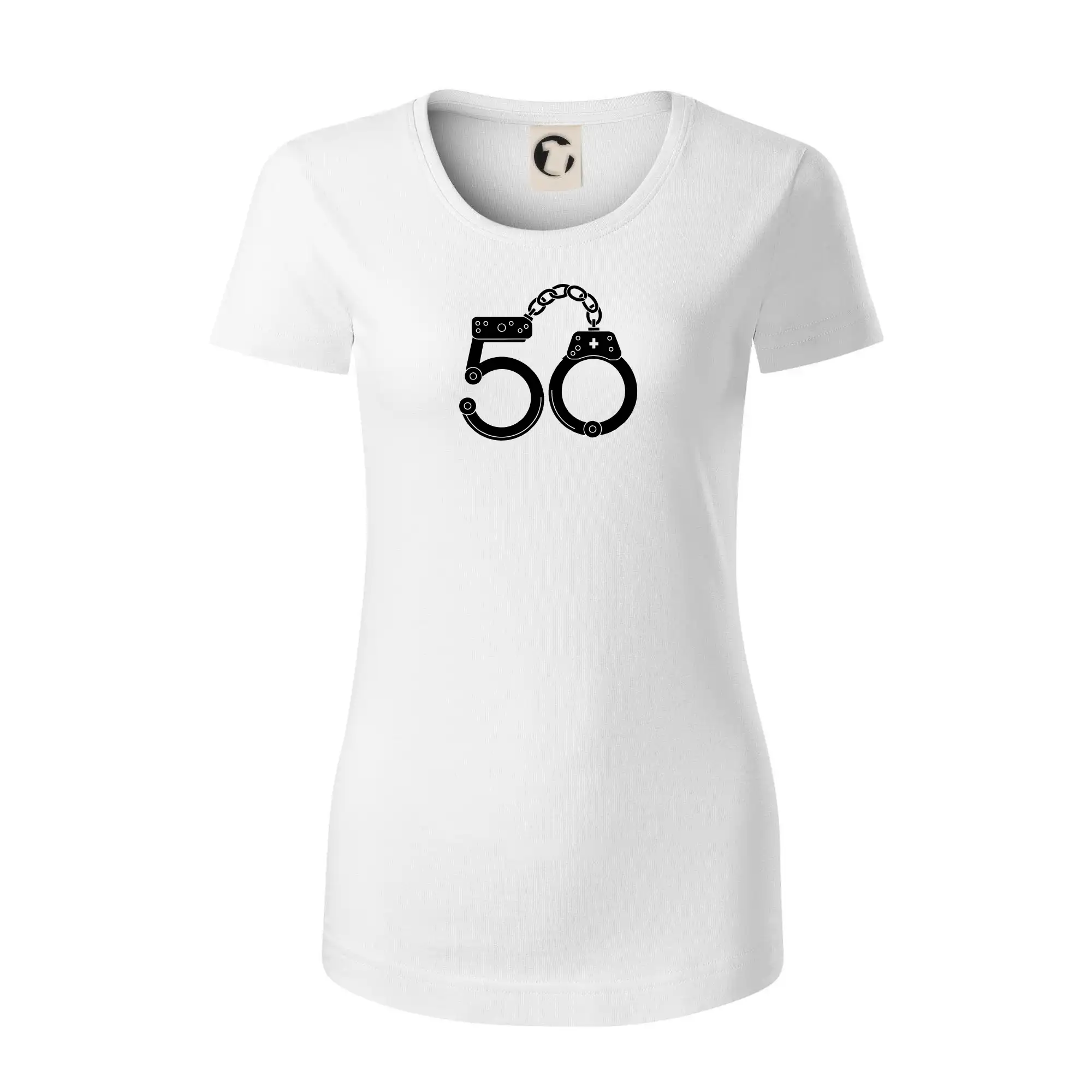 Narozeninové tričko pro policajta - pouta 50