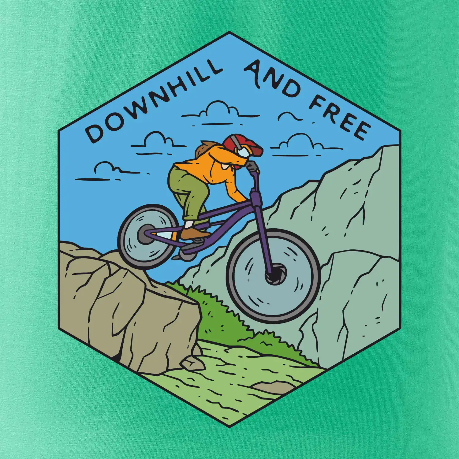 Downhill and free holka
