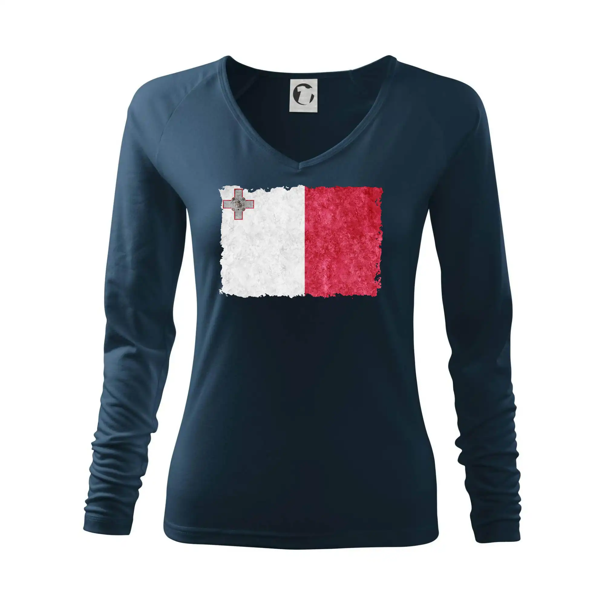 Vlajka Malta okousaná