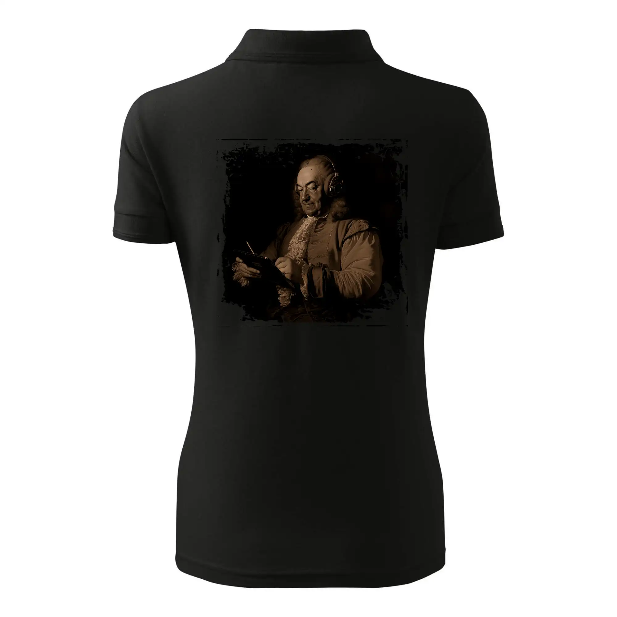 Johann Sebastian Bach se sluchátky