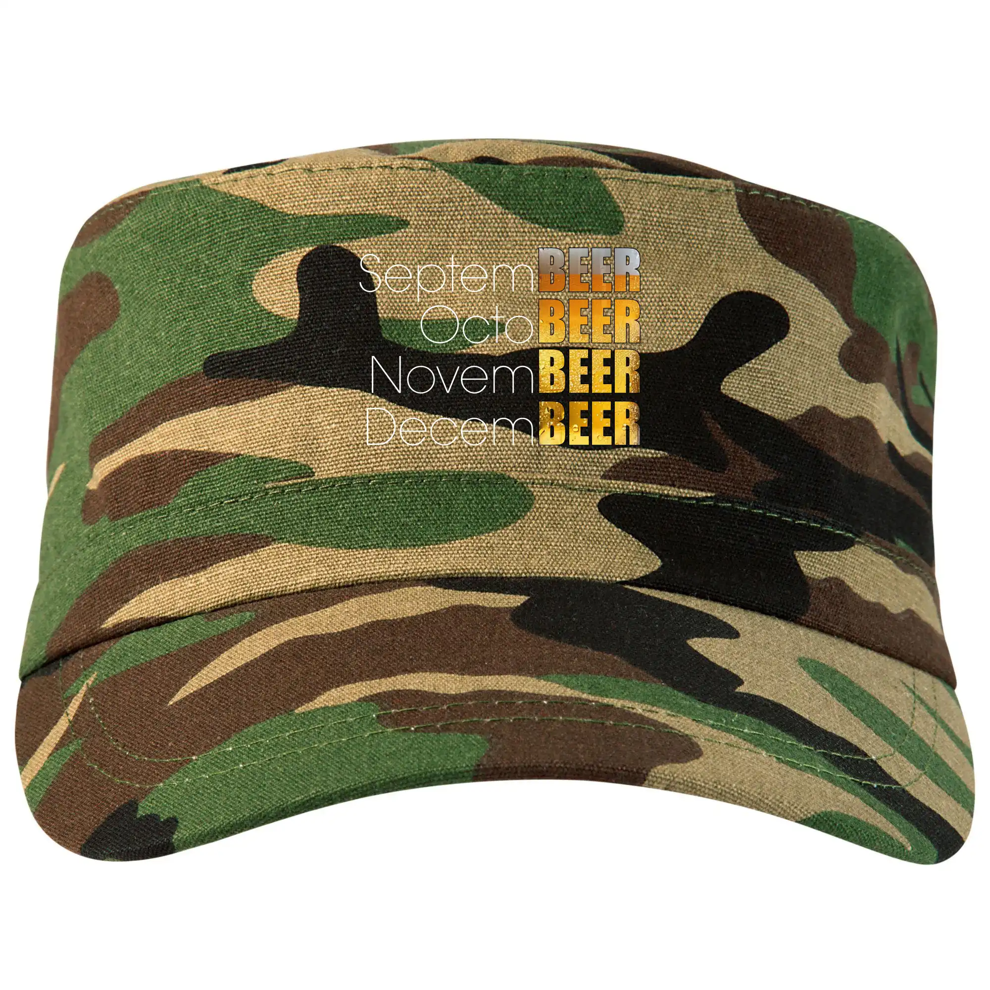 Vtipná tričká pre pivárov - Pivné mesiace - Všetky - Šiltovka CAMO