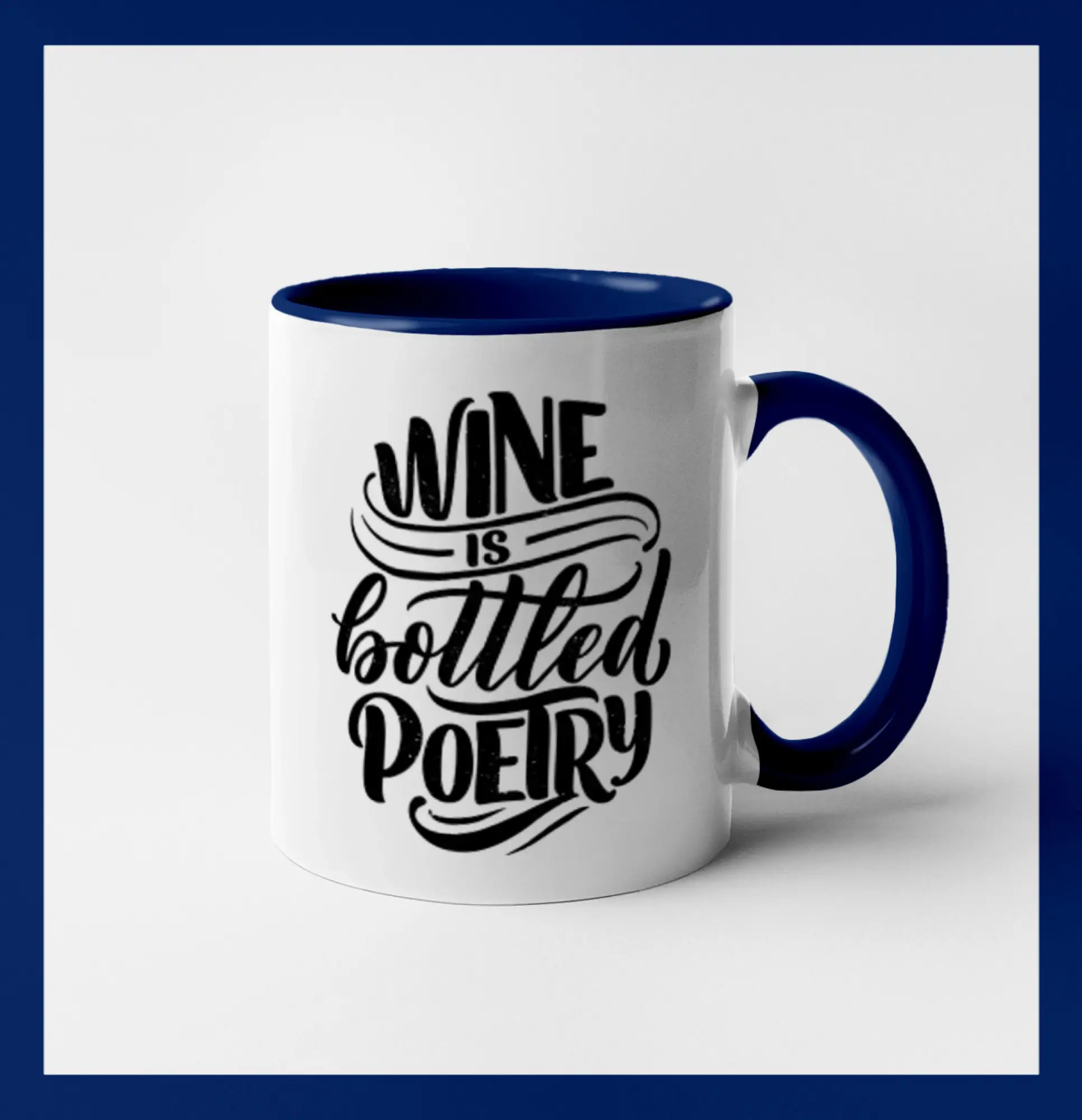 Wine is bottled poetry