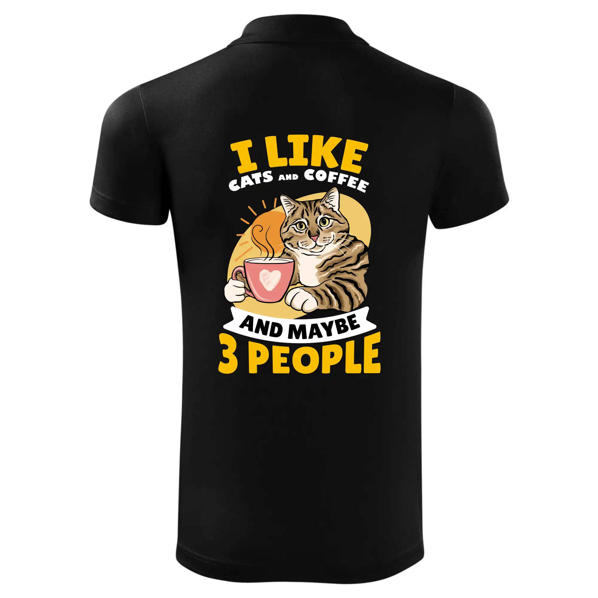 I like cats and coffee and maybe 3 people
