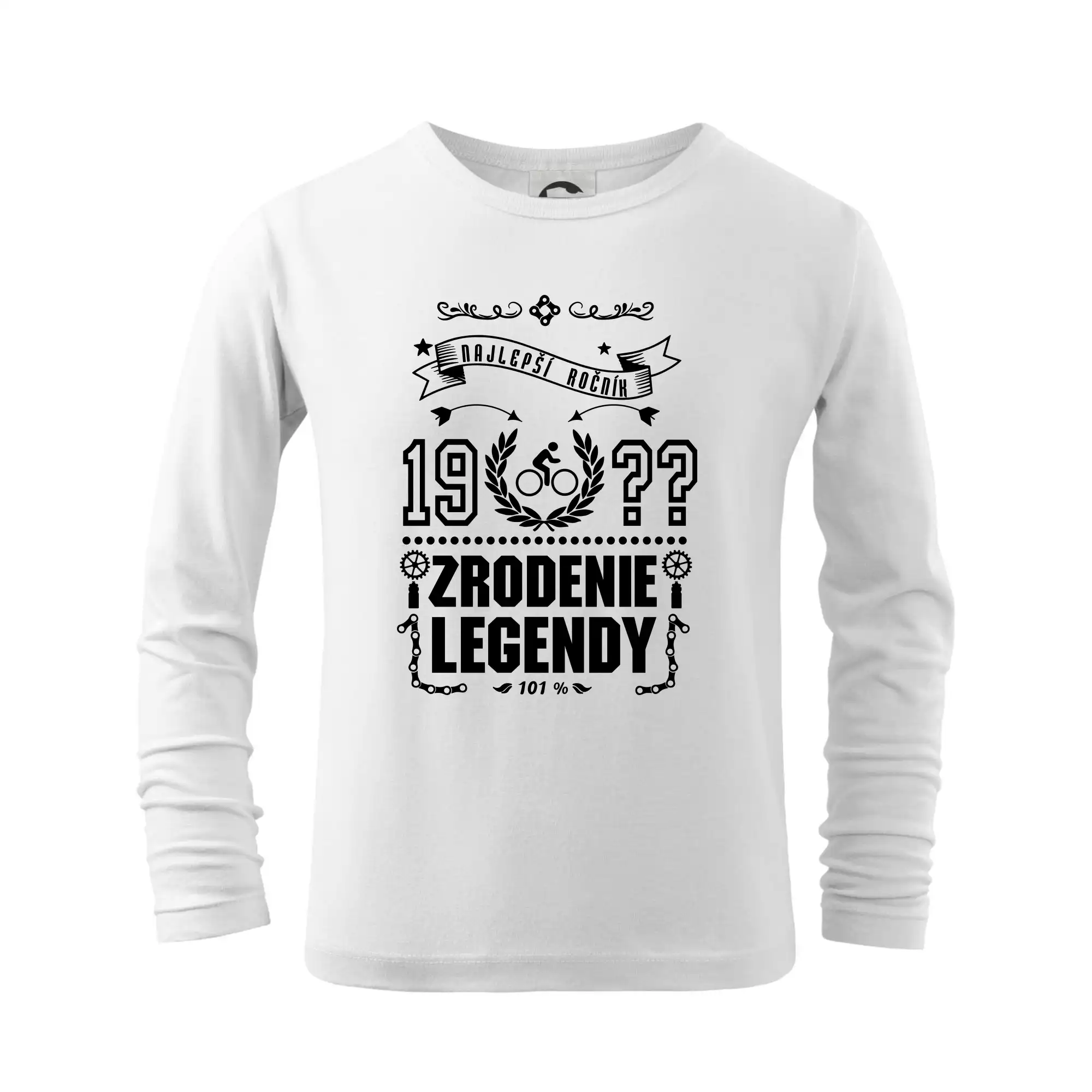 Trička Zrodenie legendy - Zrodenie legendy - pre cyklistu - Tričko detské Long Sleeve
