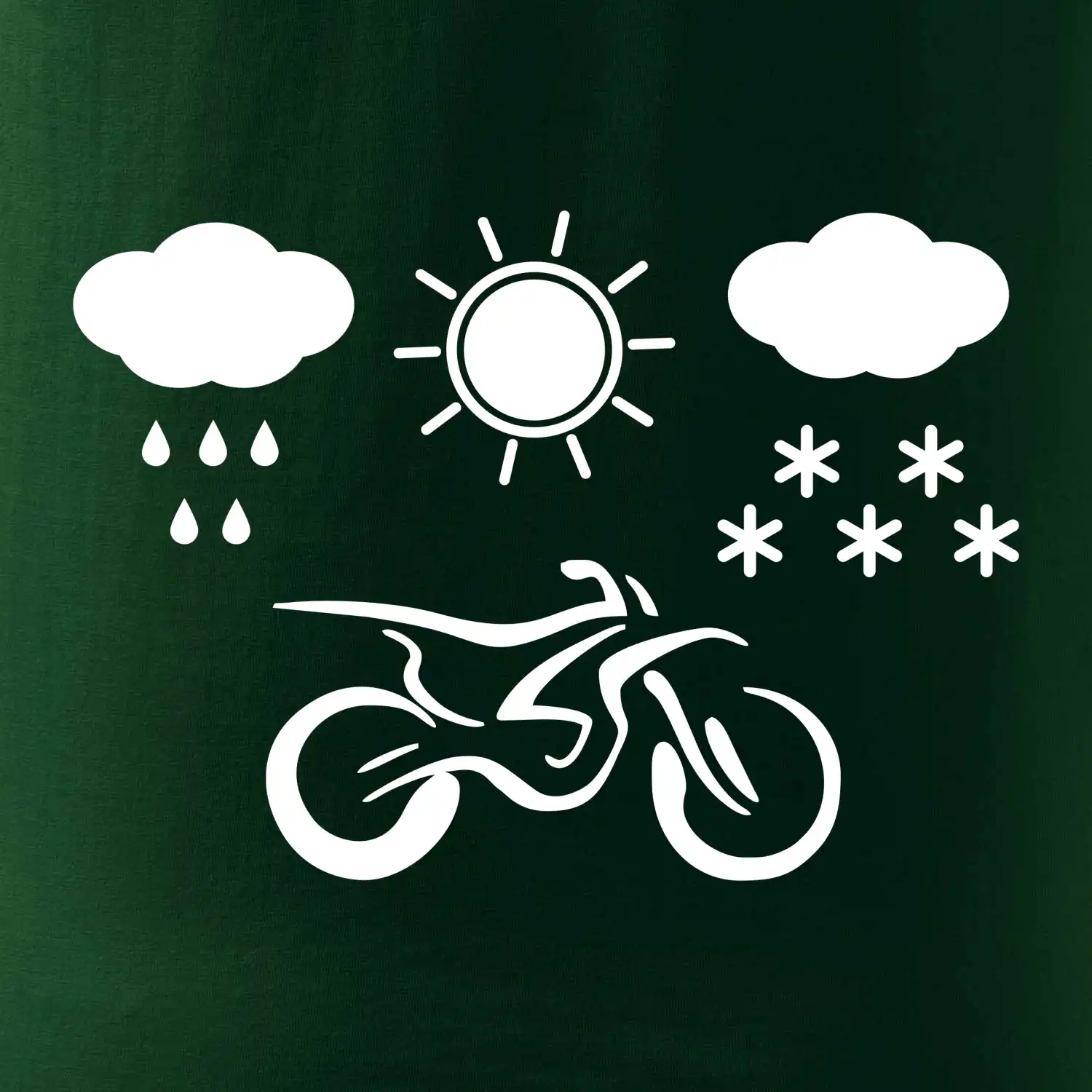 Motorkář za každého počasí - enduro