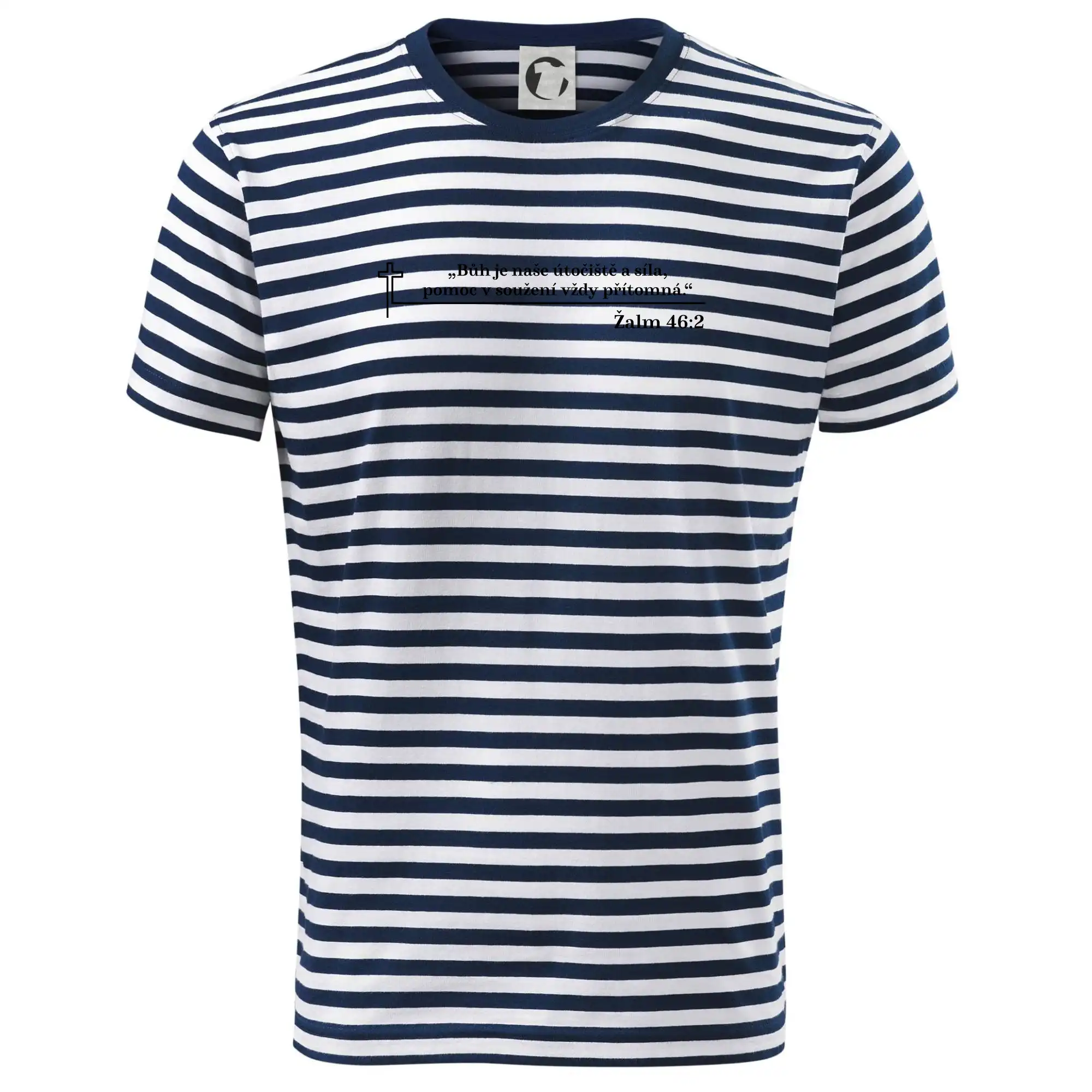 Citáty z bible - Žalm 46:2 - Tričko na vodu
