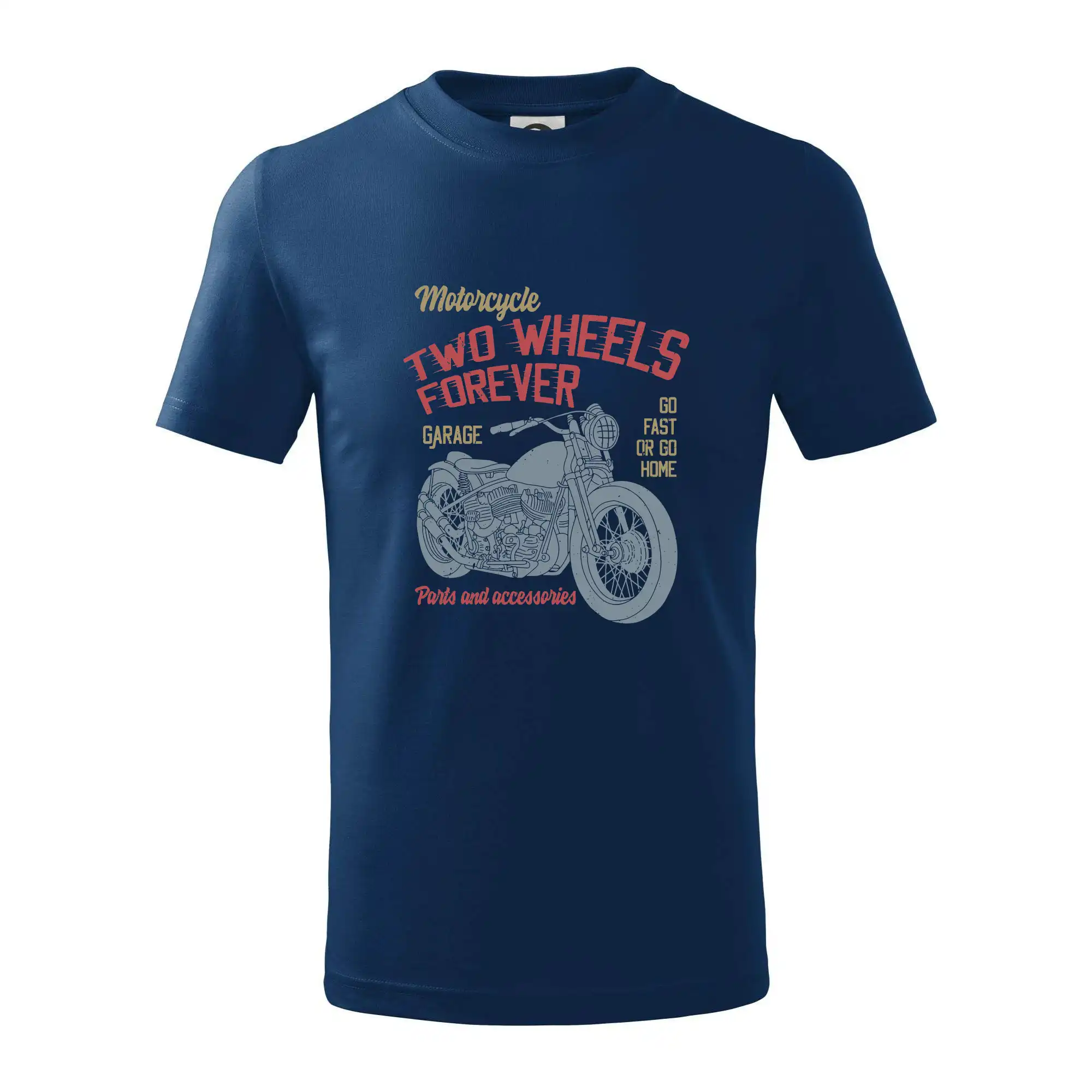 Tričká a mikiny s potlačou motoriek – pre pravých motorkárov - Two wheels forever go fast - Tričko detské bavlnené
