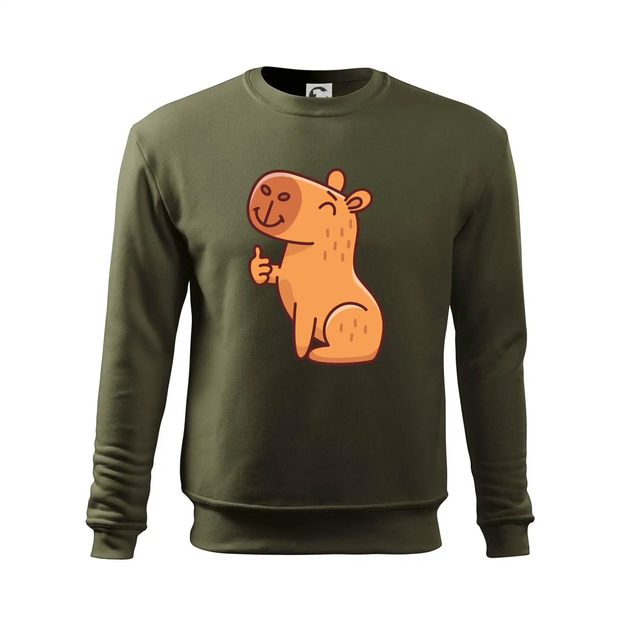 Kapybara s palcem nahoru