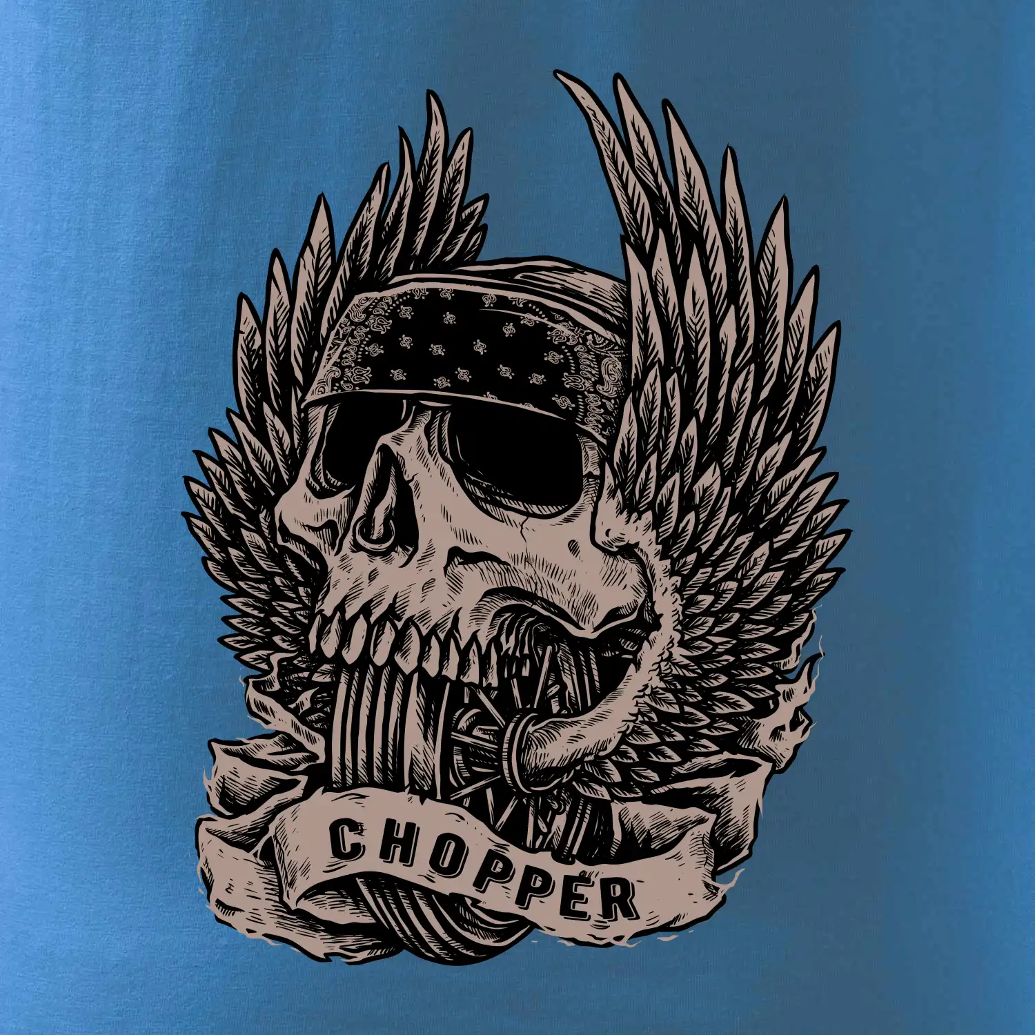 Chopper kolo křídla