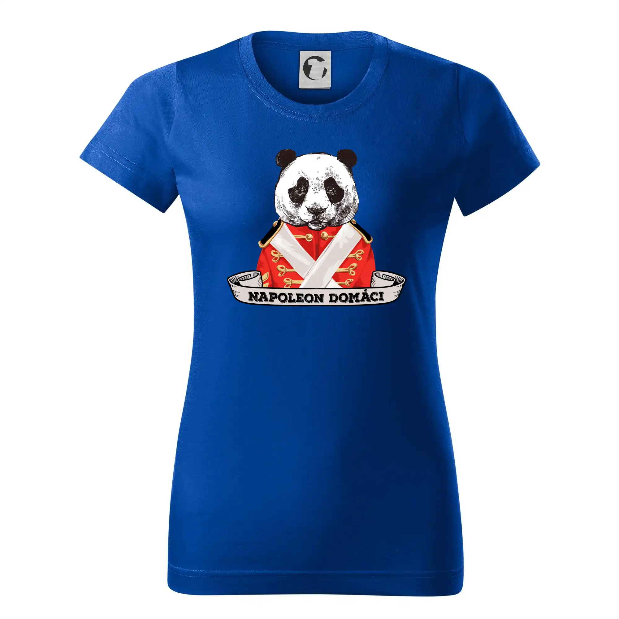 Tričká so zvieratami - Napoleon domáci panda - Dámske tričko basic - ľahko voľnejšie a dlhšie