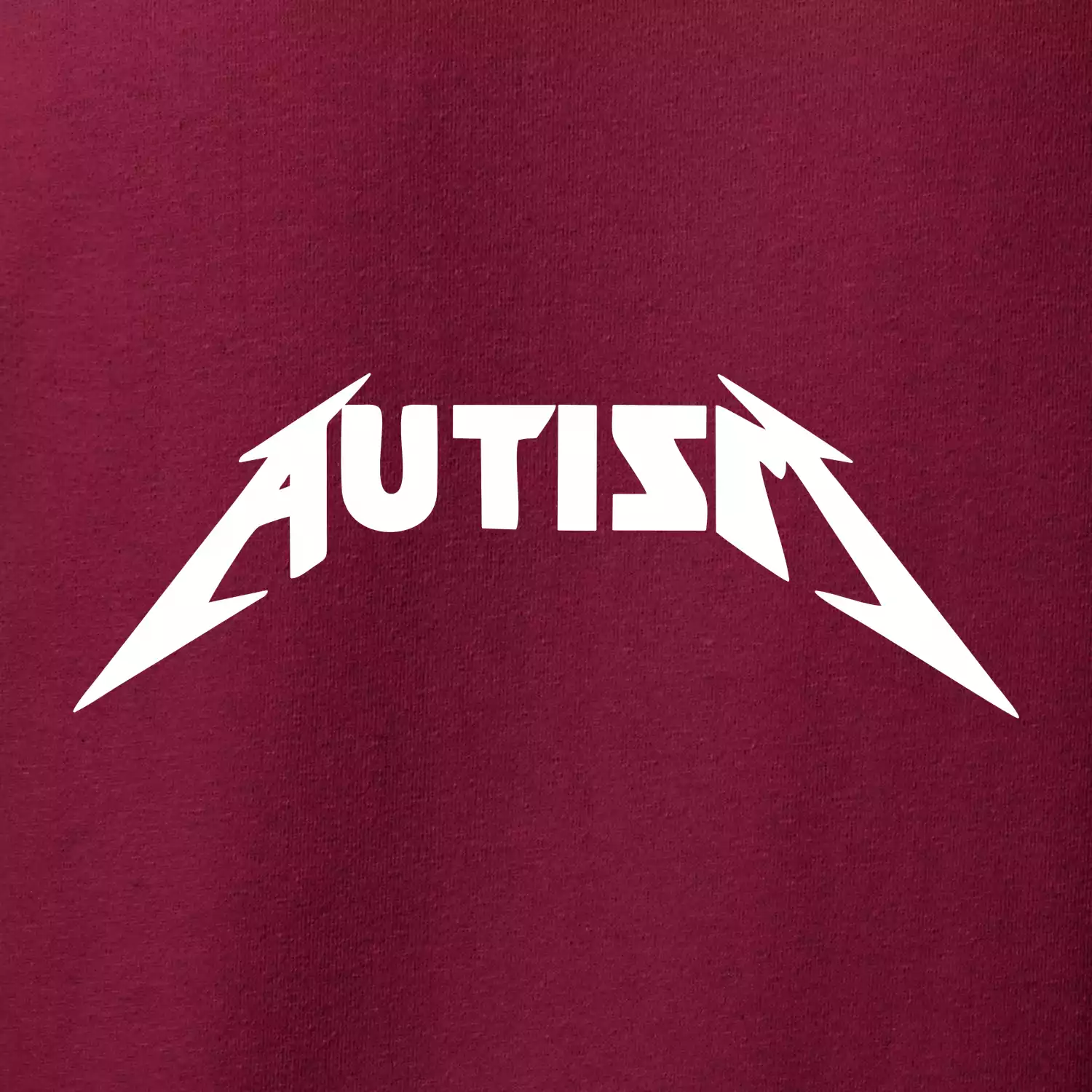 Autism rock nápis