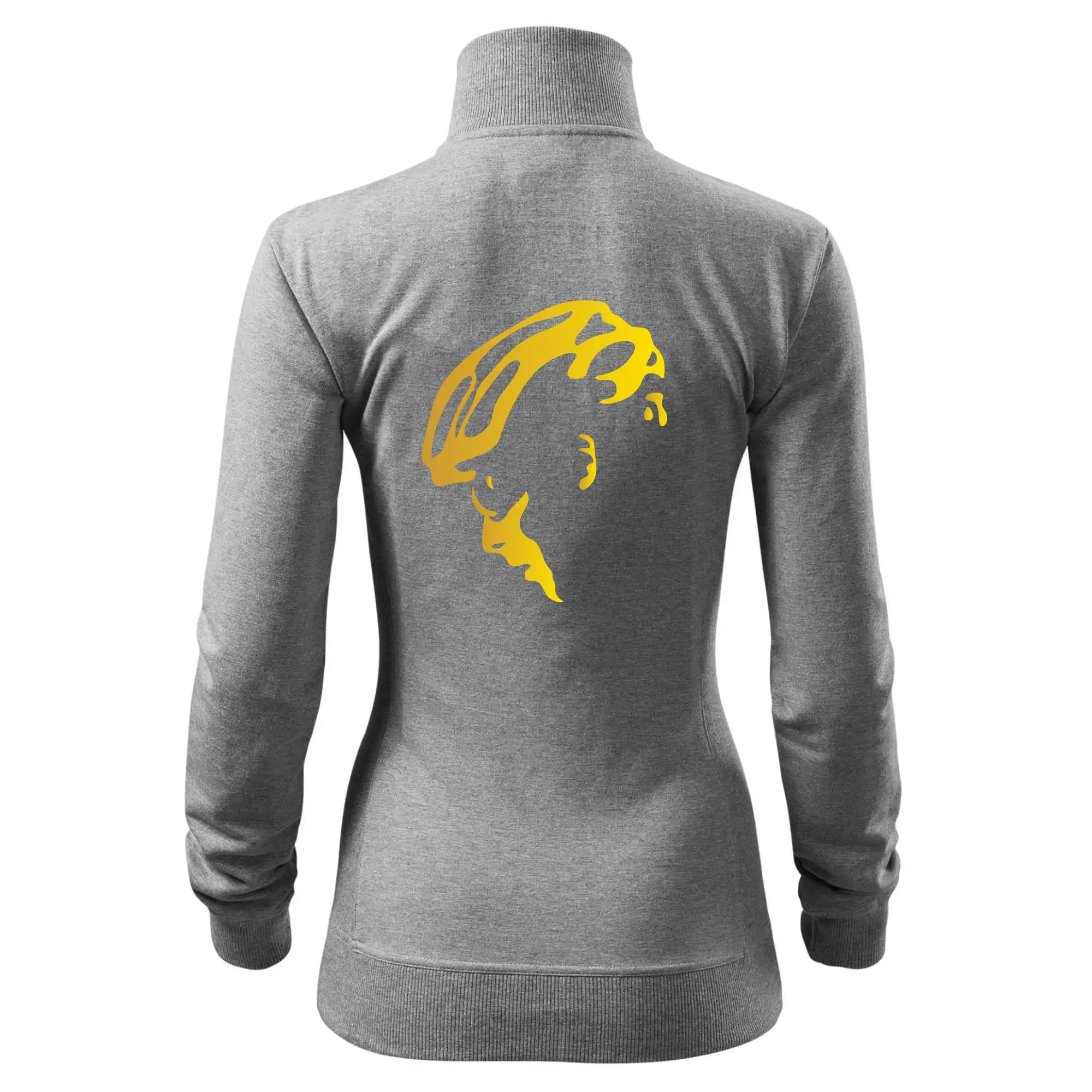 Hlava cyklista zlatá