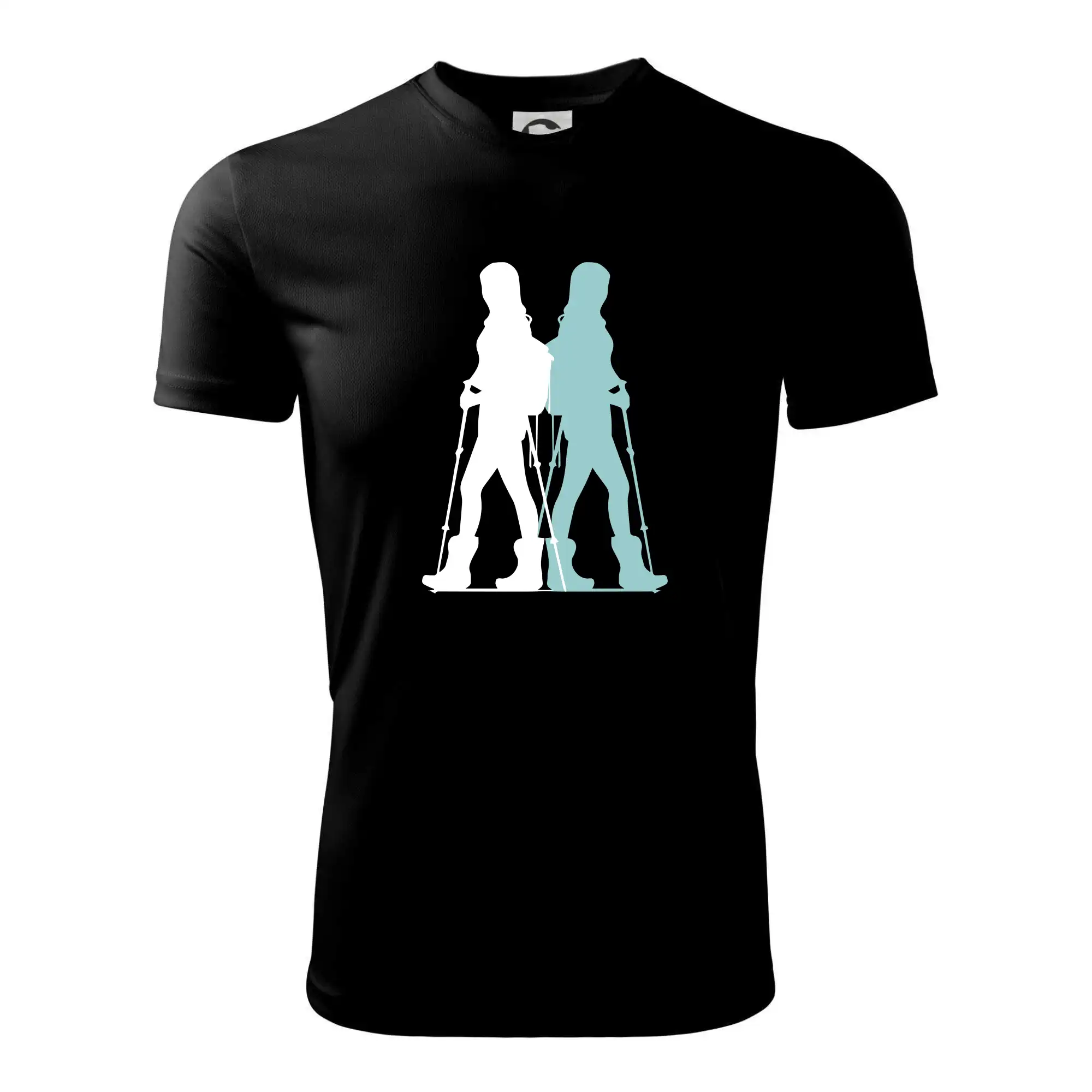 Nordic walking figury - žena