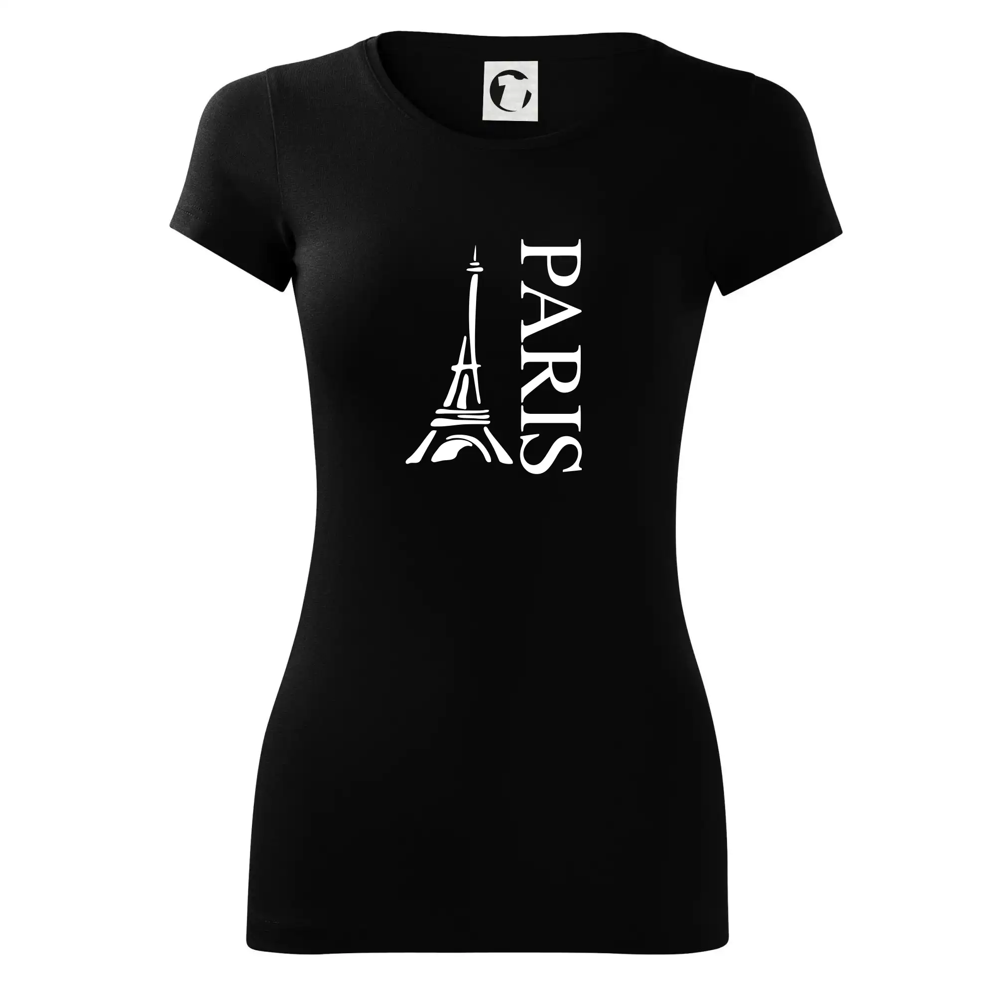 Paris nápis Eiffelovka na výšku