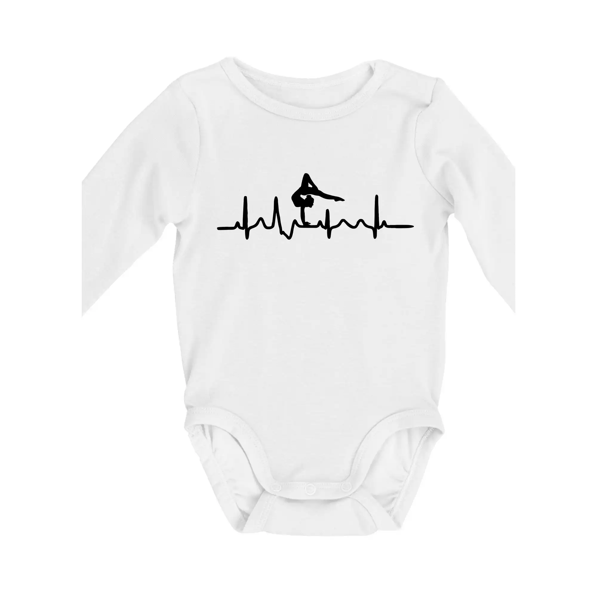 EKG tanec - na rukách - Body dojčenské s dlhým rukávom