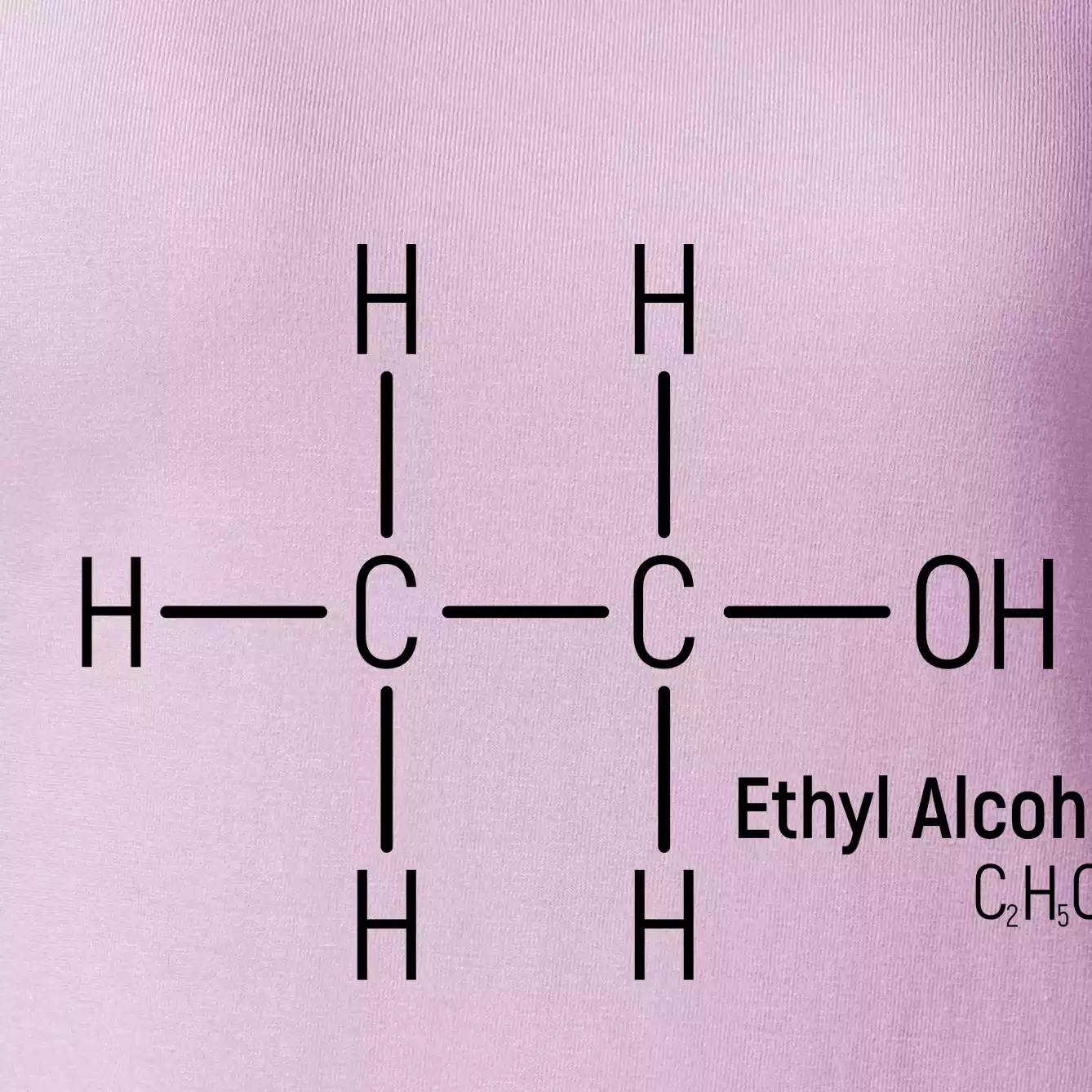 Molekulární struktura Ethanol
