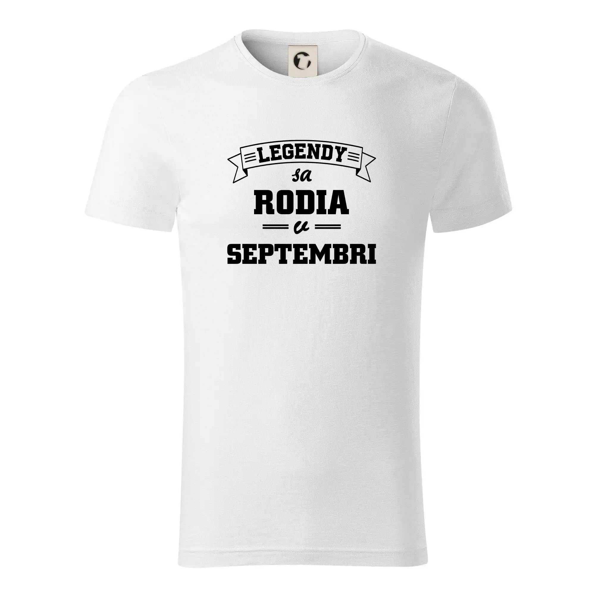 Tričká pre narodených v septembri - Legendy sa rodia v septembri - Tričko z organickej bavlny