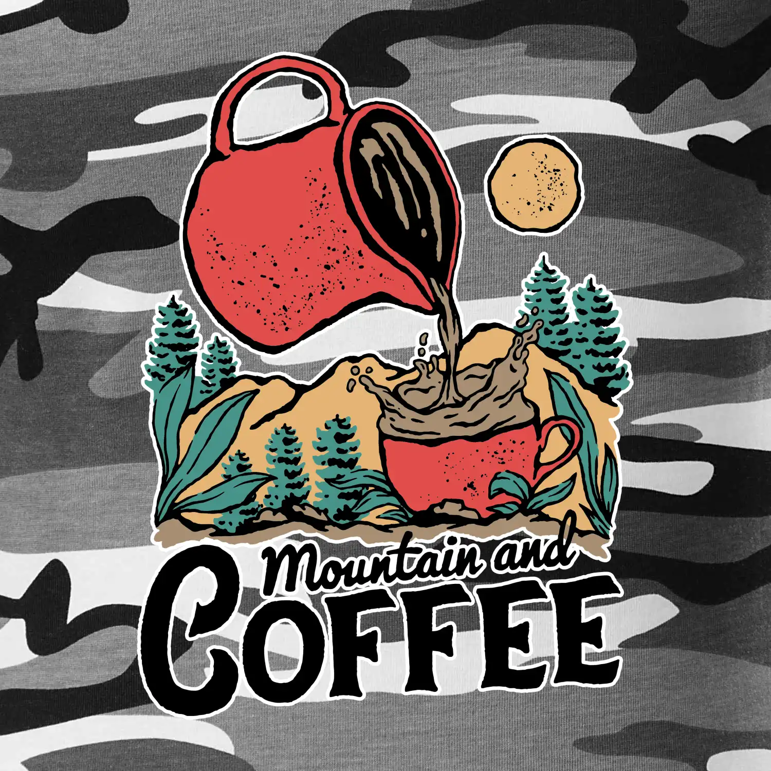 Mountain and Coffee