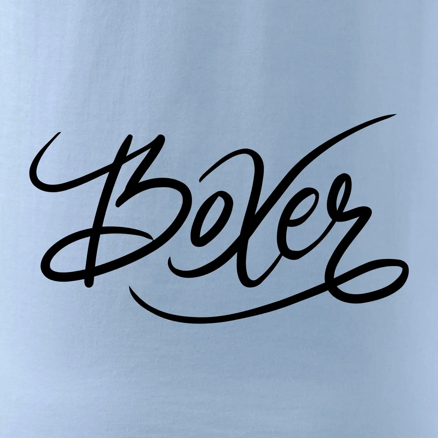 Boxer - nápis okrasný