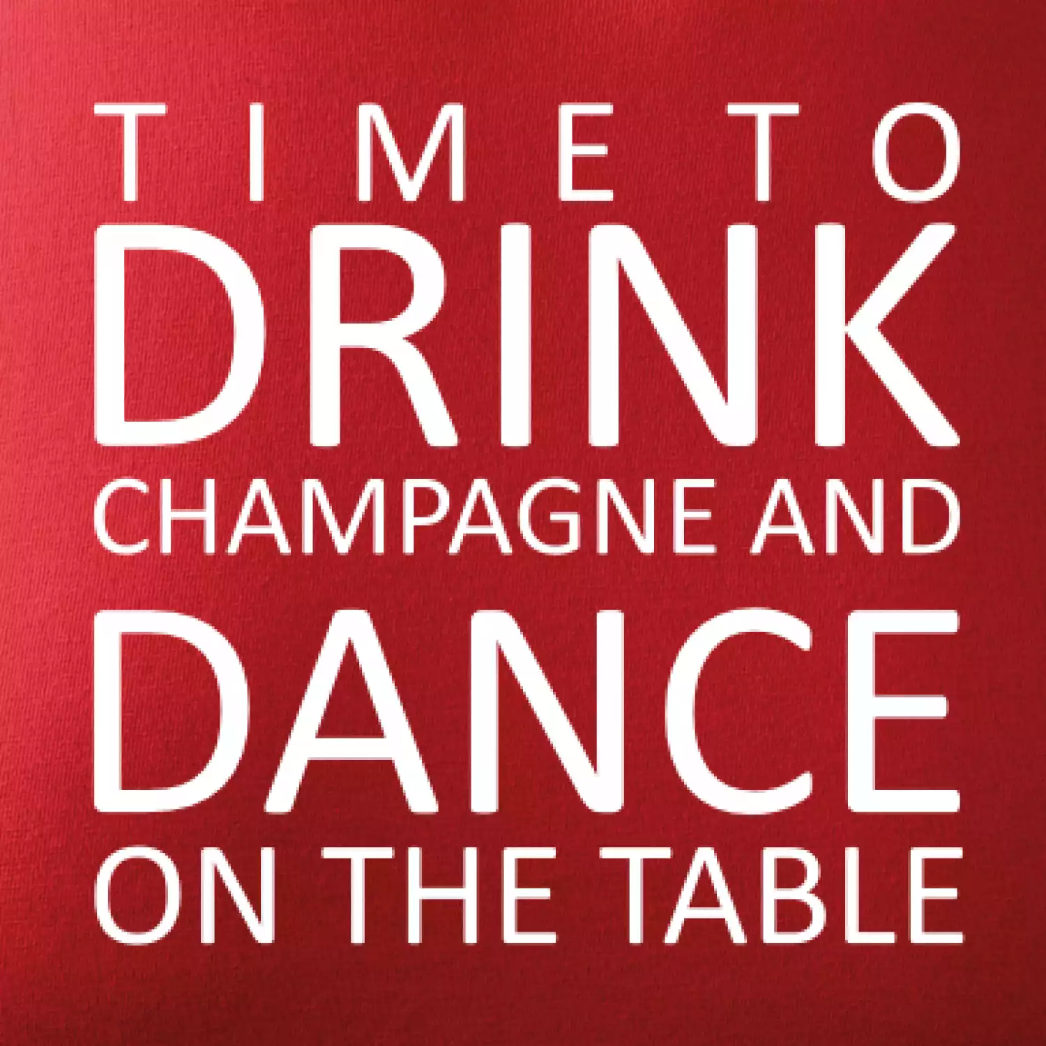 Time to drink Champagne